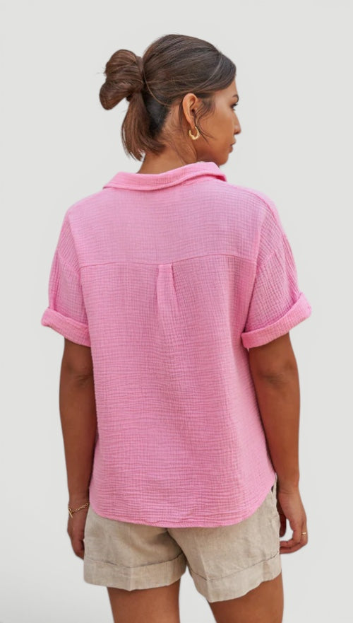 Ellmont London | Women’s Easy Care Cotton Care Cotton Summer Blouse