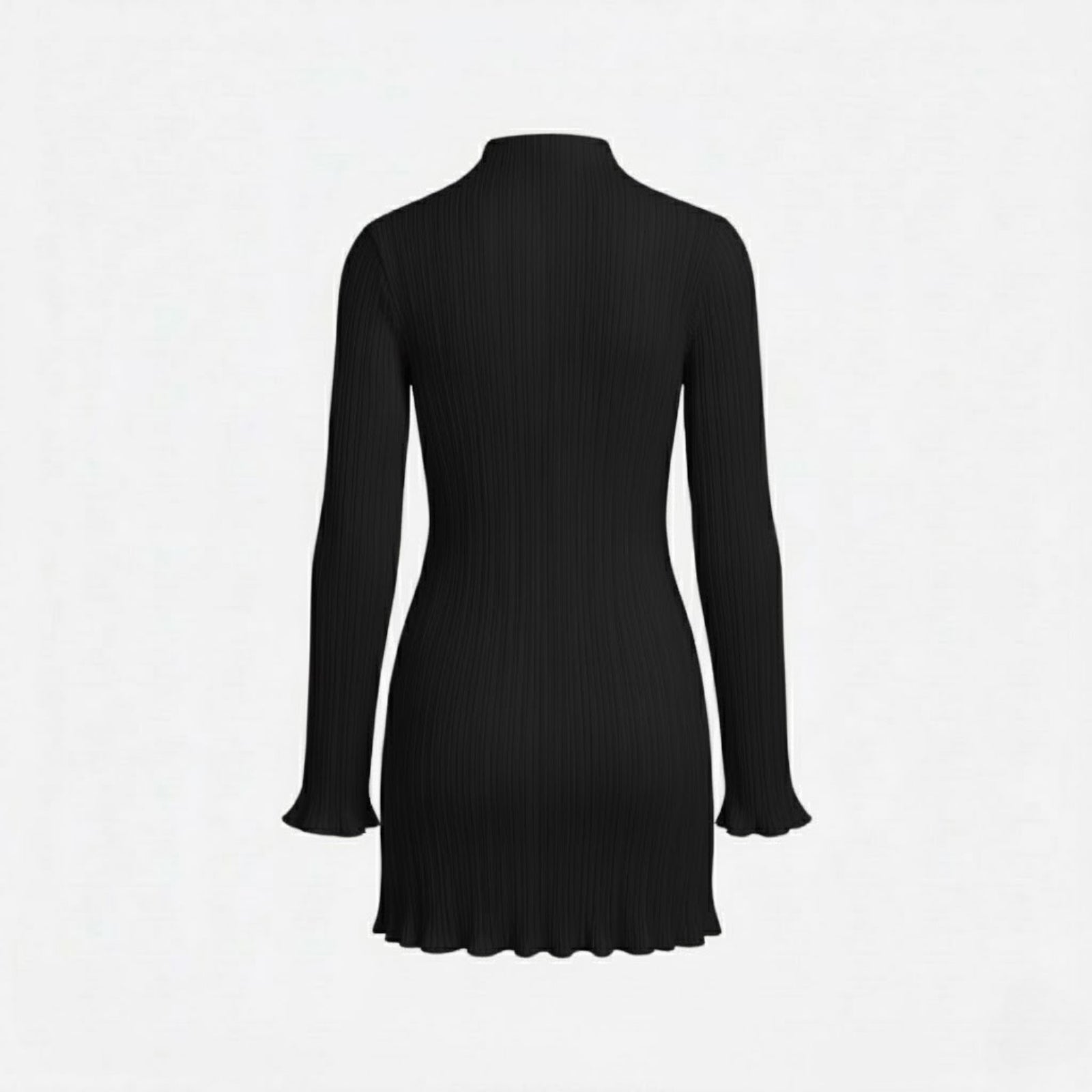 Ellmont London | Women’s Bodycon Knit Mini Dress Long Sleeve