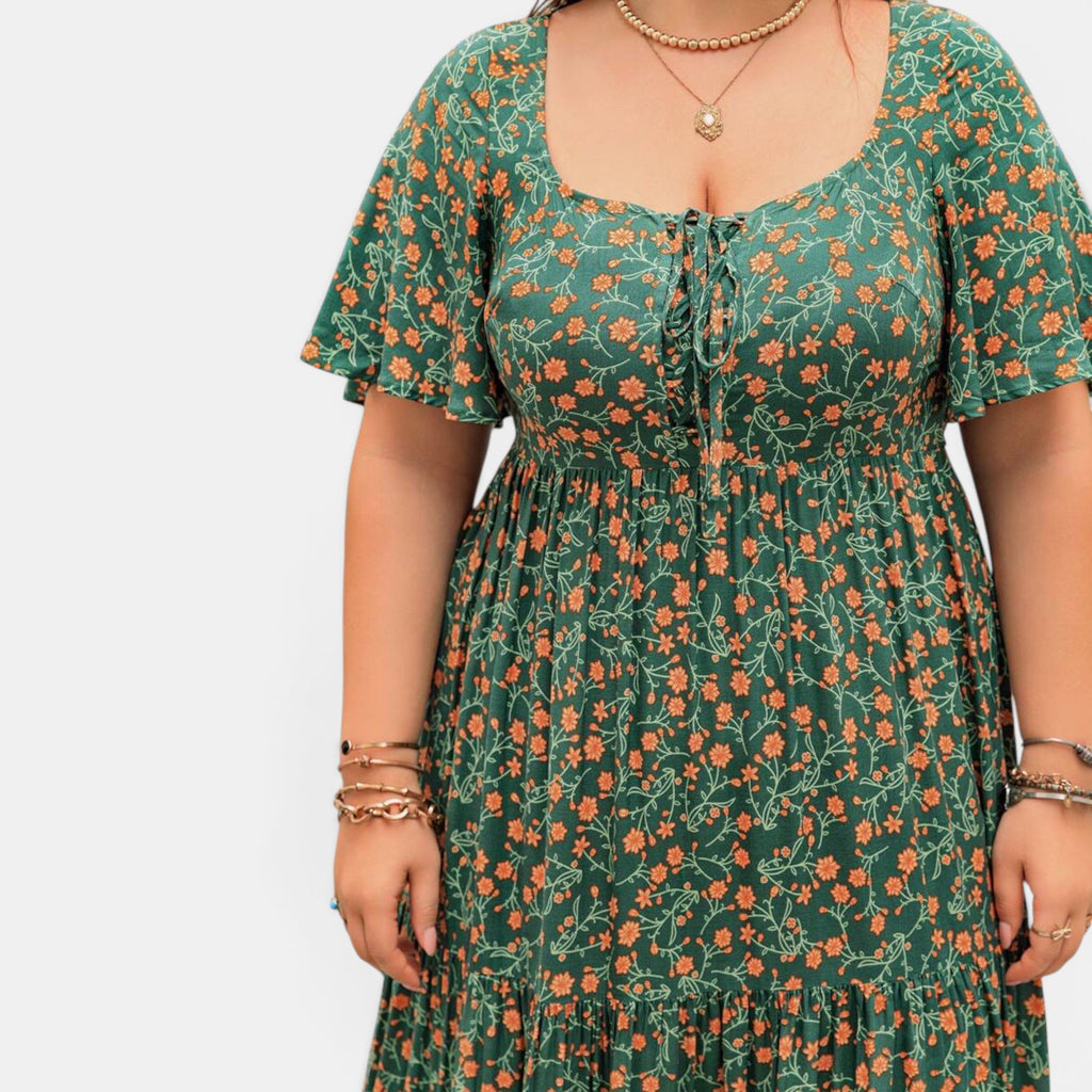 Ellmont London | Women's Floral Maxi Boho Dress for Summer Days