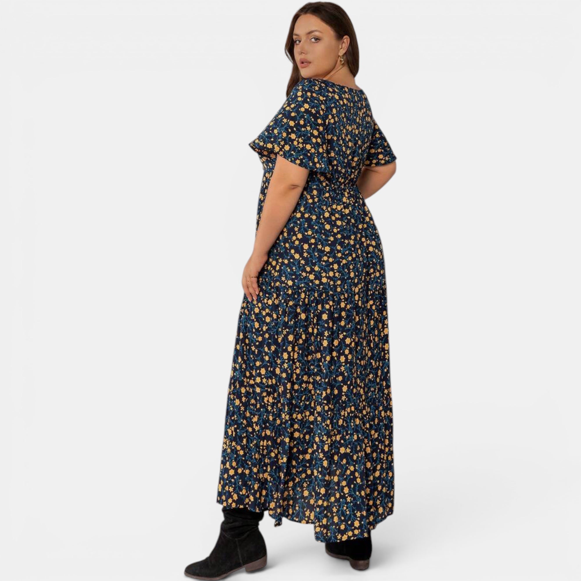 Ellmont London | Women's Floral Maxi Boho Dress for Summer Days