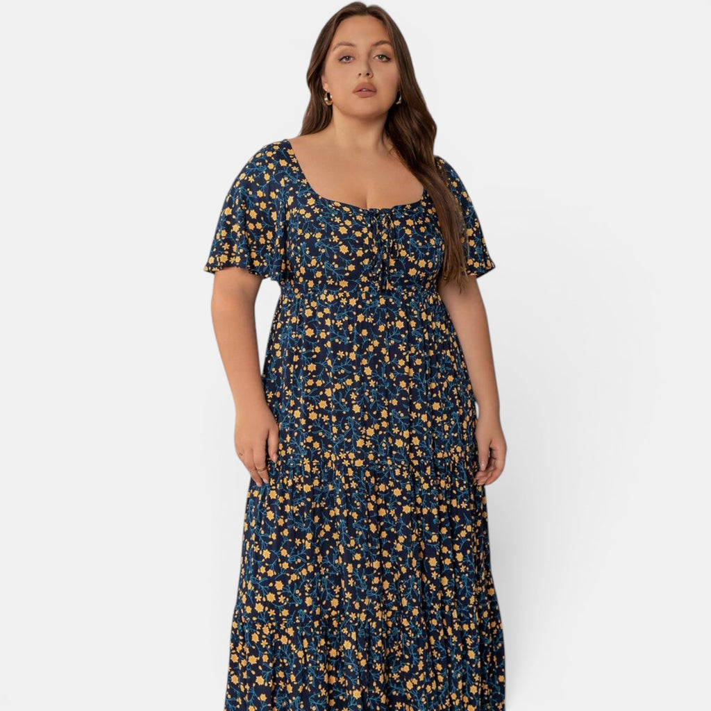 Ellmont London | Women's Floral Maxi Boho Dress for Summer Days