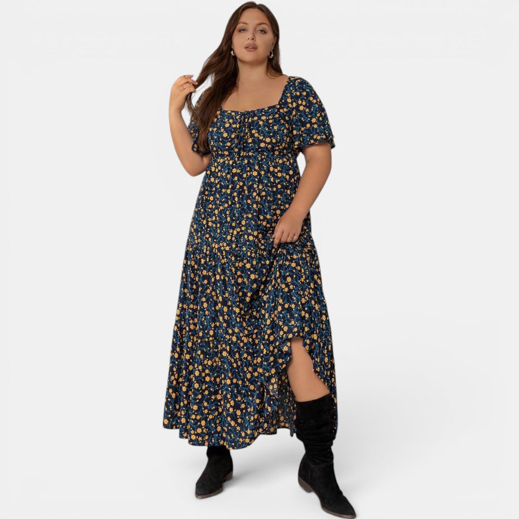 Ellmont London | Women's Floral Maxi Boho Dress for Summer Days