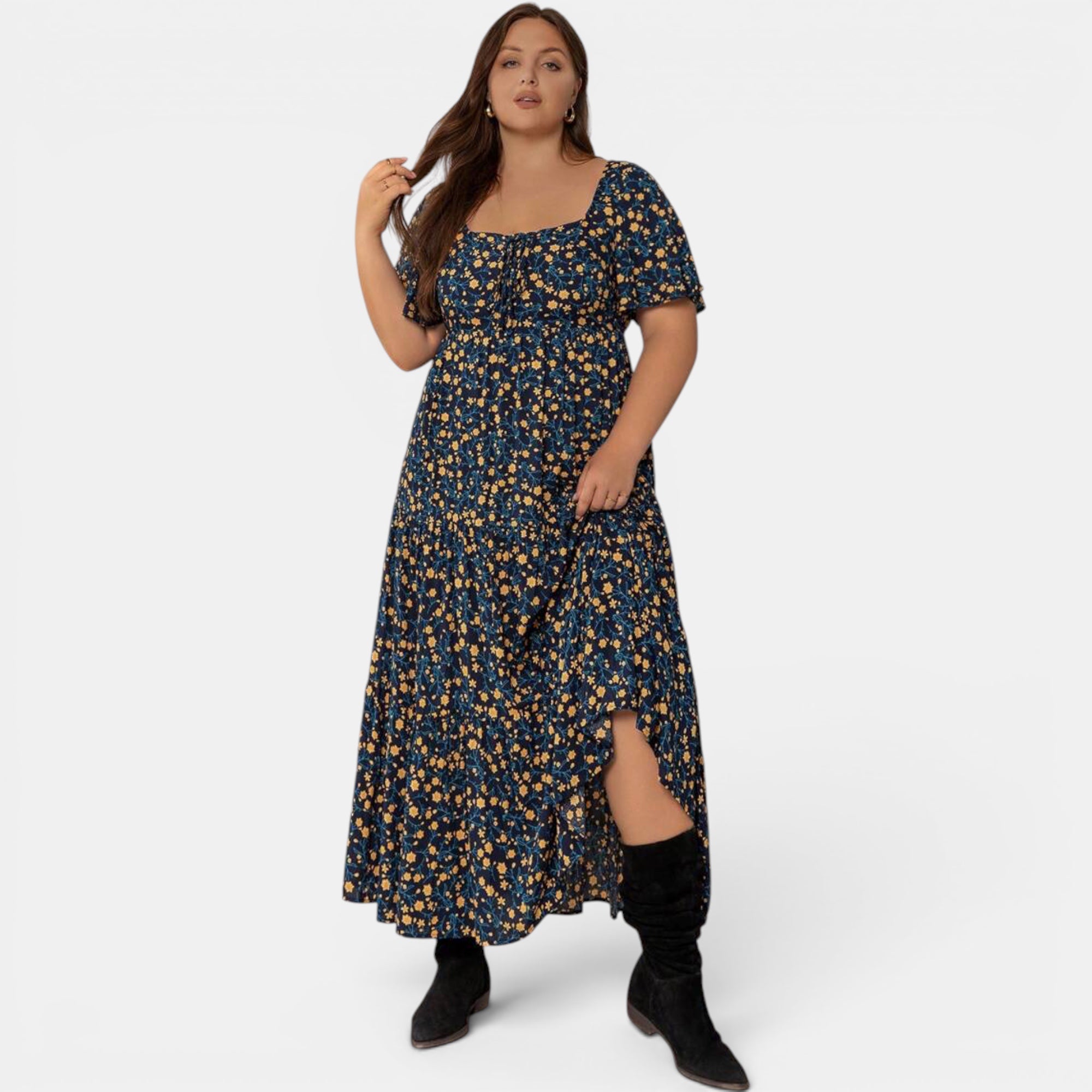 Ellmont London | Women's Floral Maxi Boho Dress for Summer Days