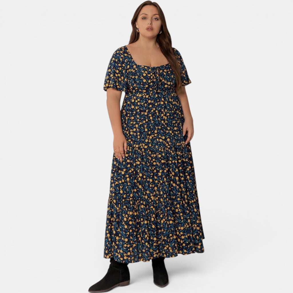 Ellmont London | Women's Floral Maxi Boho Dress for Summer Days