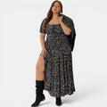Ellmont London | Women's Floral Maxi Boho Dress for Summer Days