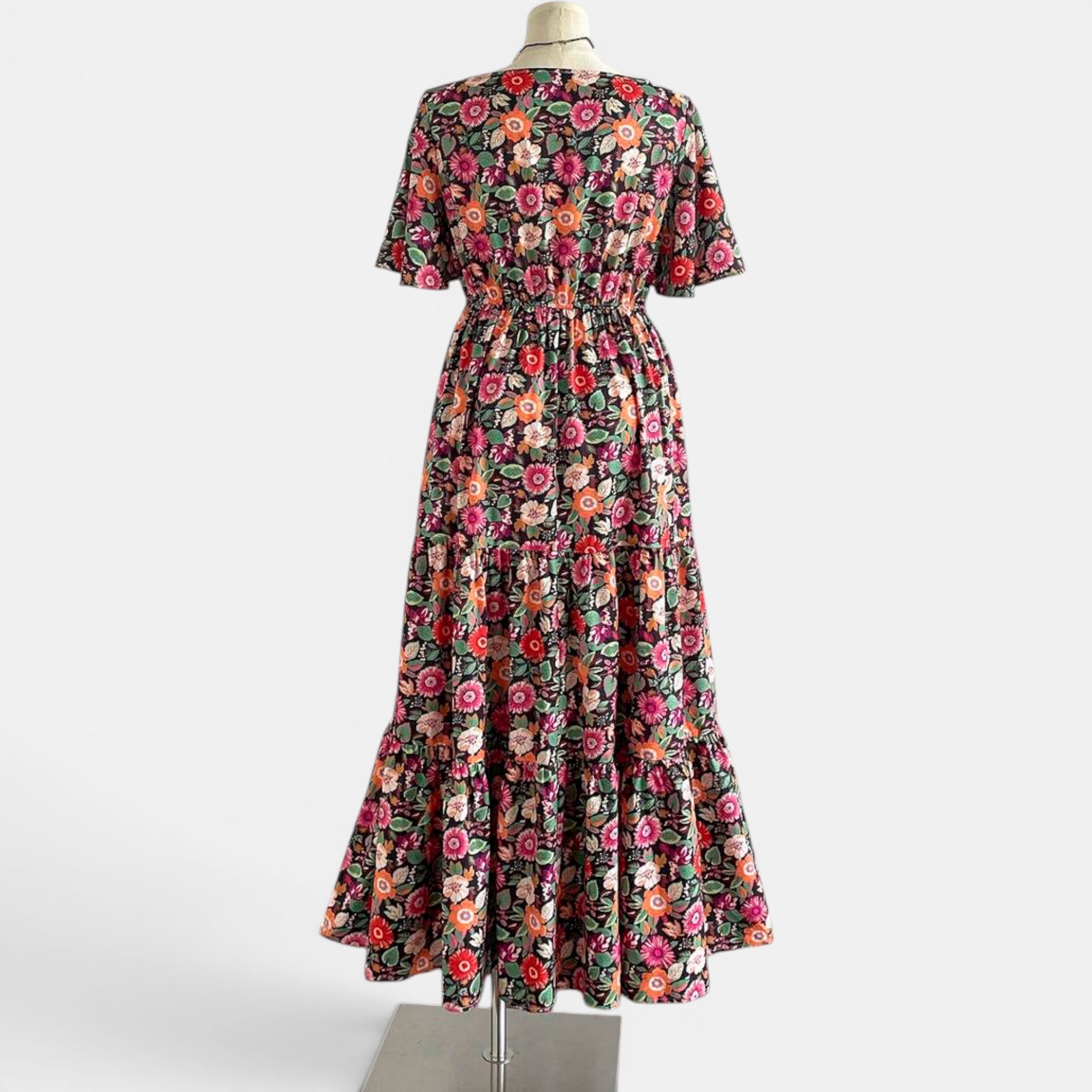 Ellmont London | Women's Floral Maxi Boho Dress for Summer Days