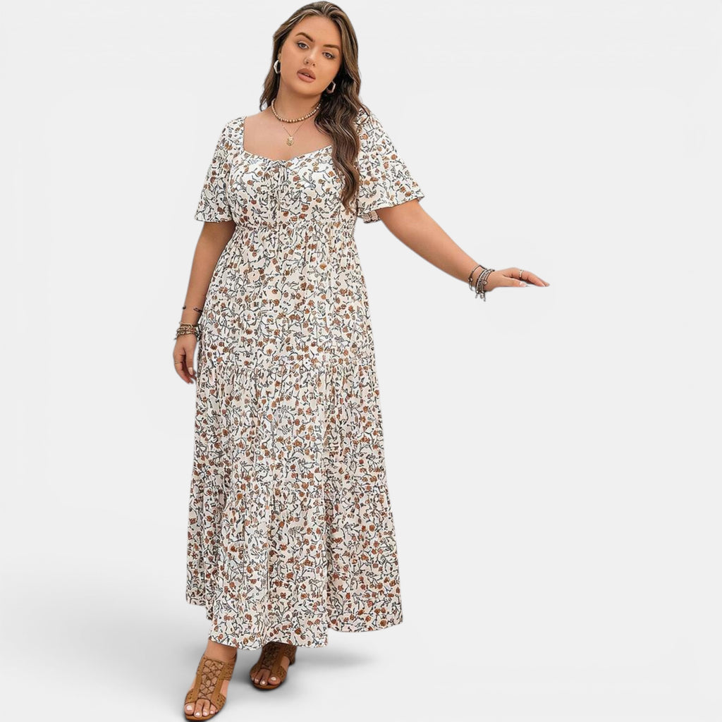 Ellmont London | Women's Floral Maxi Boho Dress for Summer Days