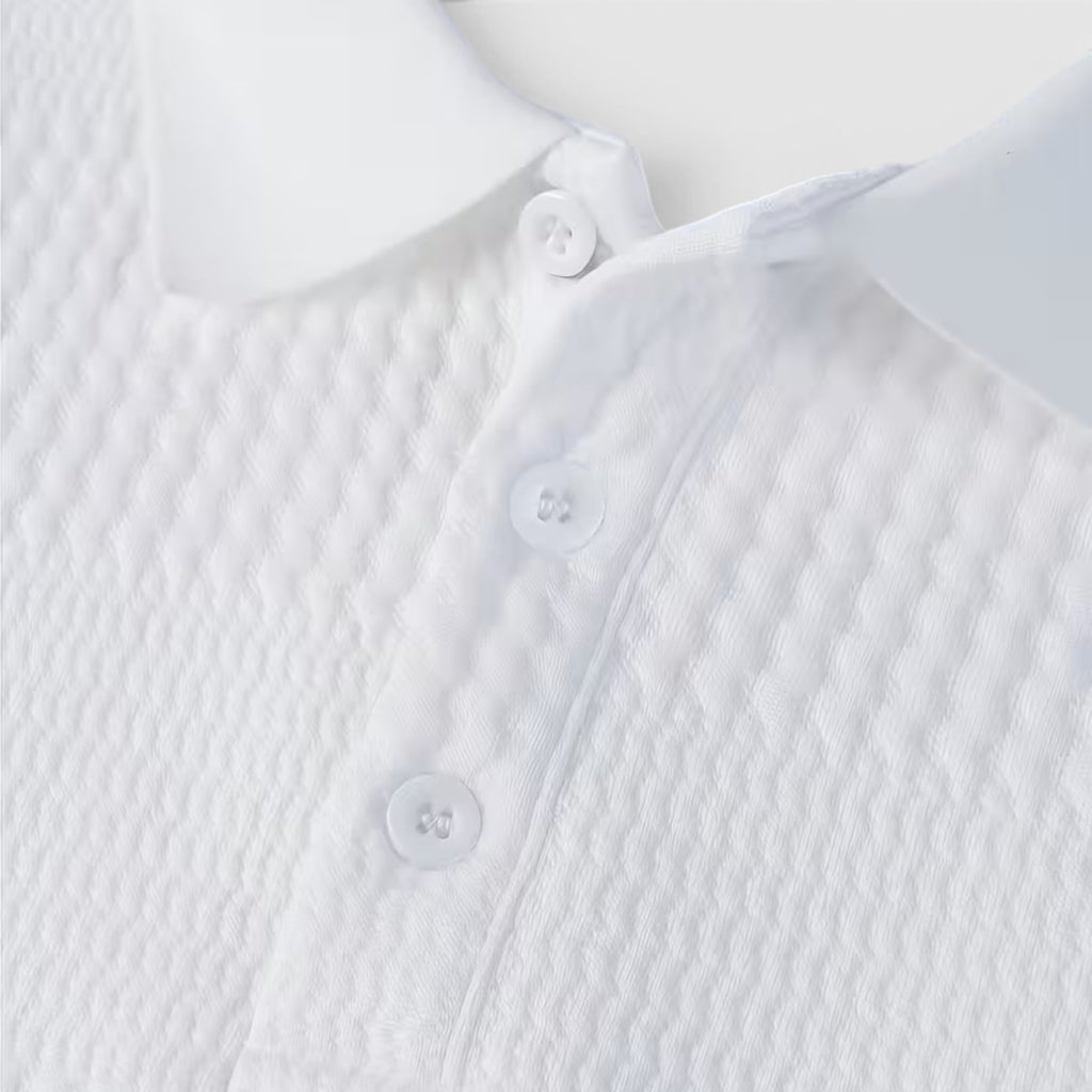 Martin | Men's Jacquard Knit Shirt – Regular Fit Office & Weekend Wear