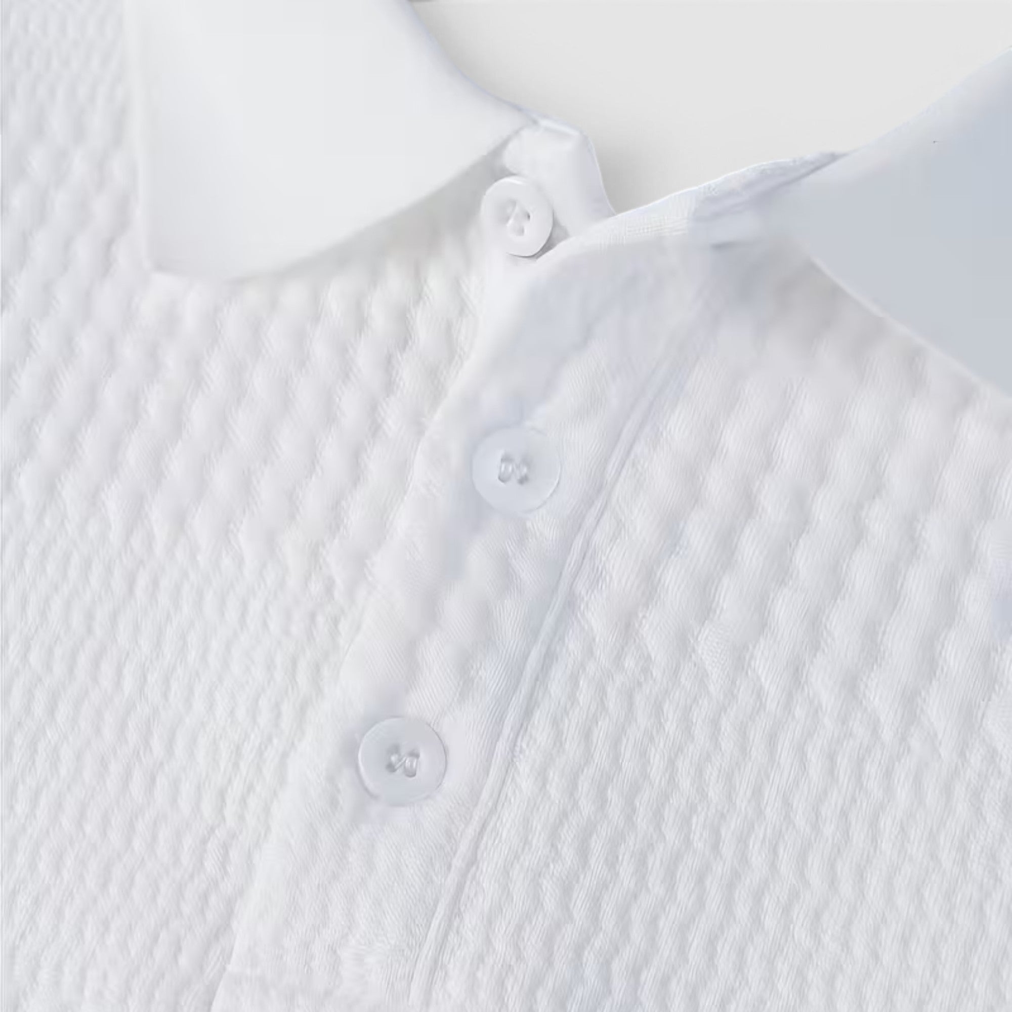 Martin | Men's Jacquard Knit Shirt – Regular Fit Office & Weekend Wear