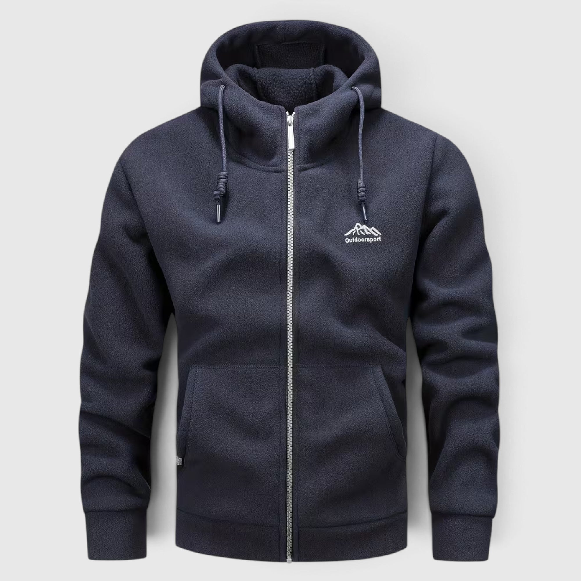 Leo | Men's Fleece Hoodie Jacket – Thick Winter Casual Hoodie