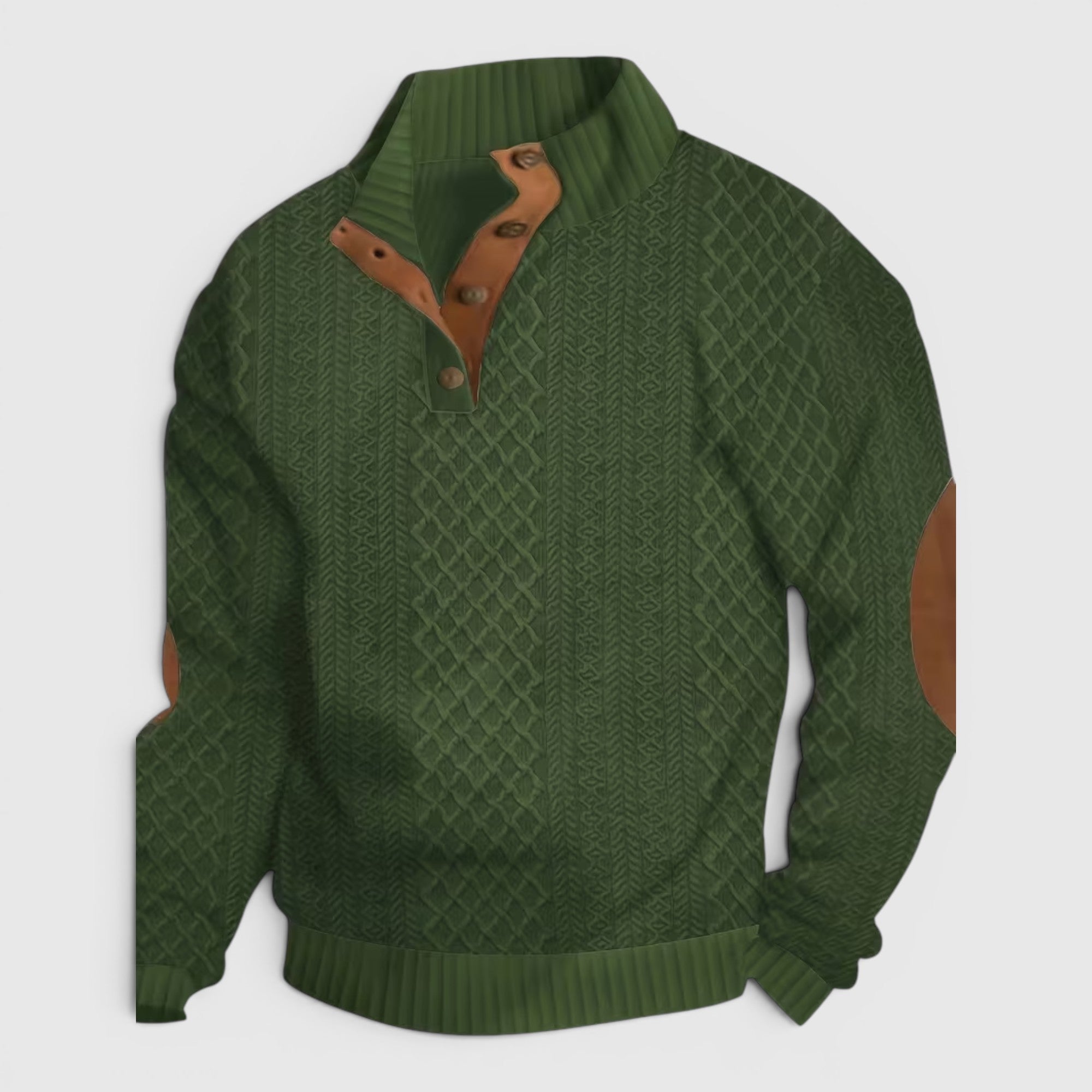 Ellmont London | Men's Long Sleeve Sweater Cardigan Casual Knit Regular Fit