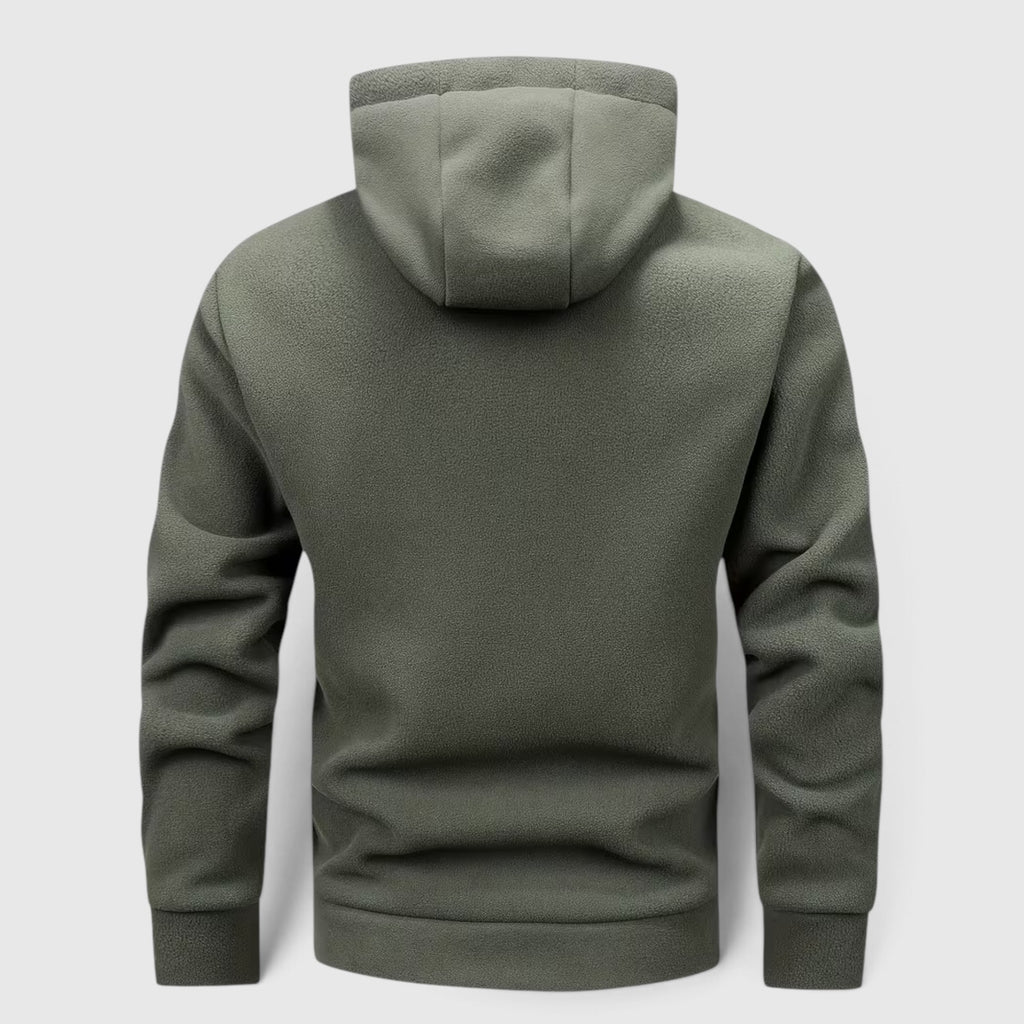 Leo | Men's Fleece Hoodie Jacket – Thick Winter Casual Hoodie