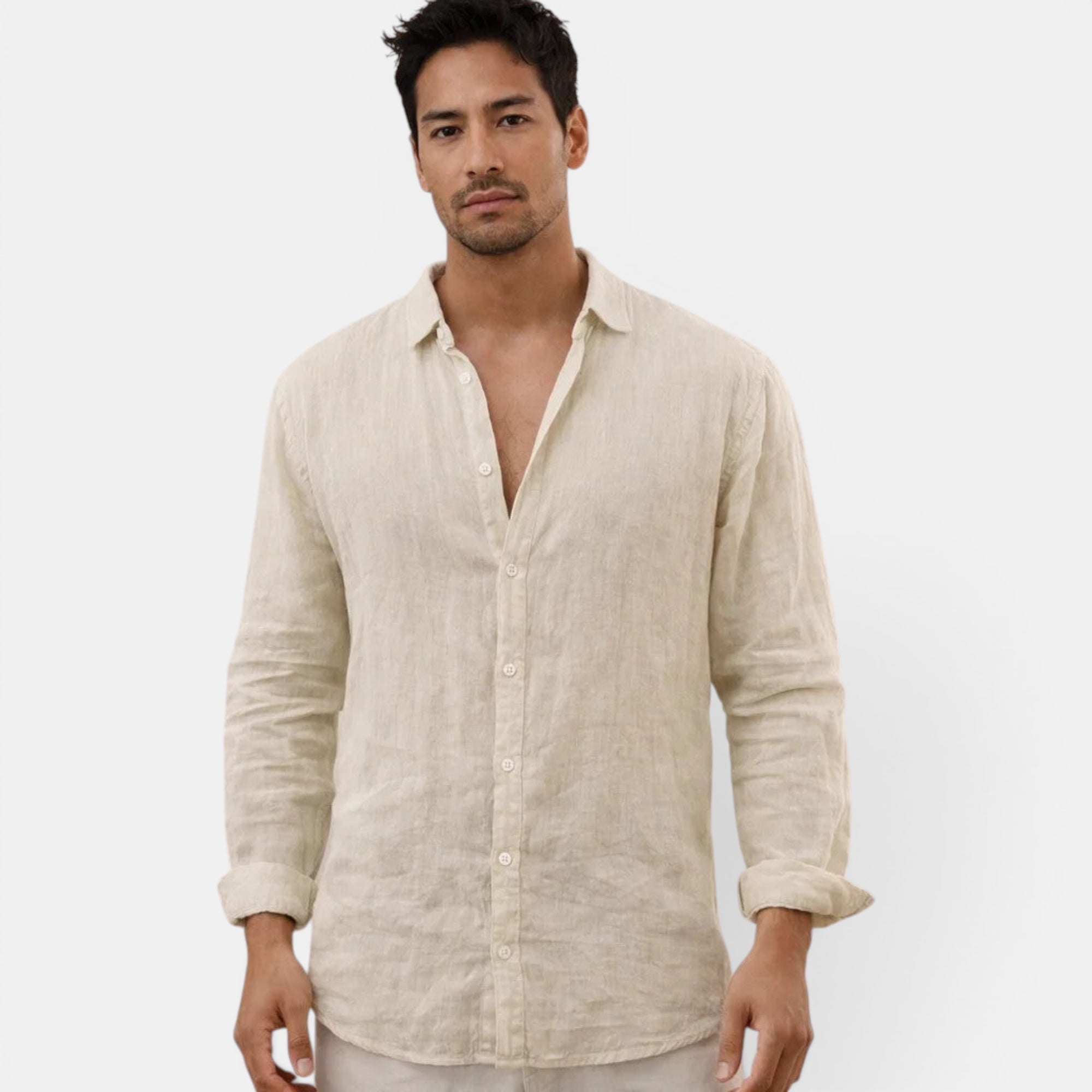 Ellmont London | Men's Breathable Old Money Linen Casual Shirt For Summer