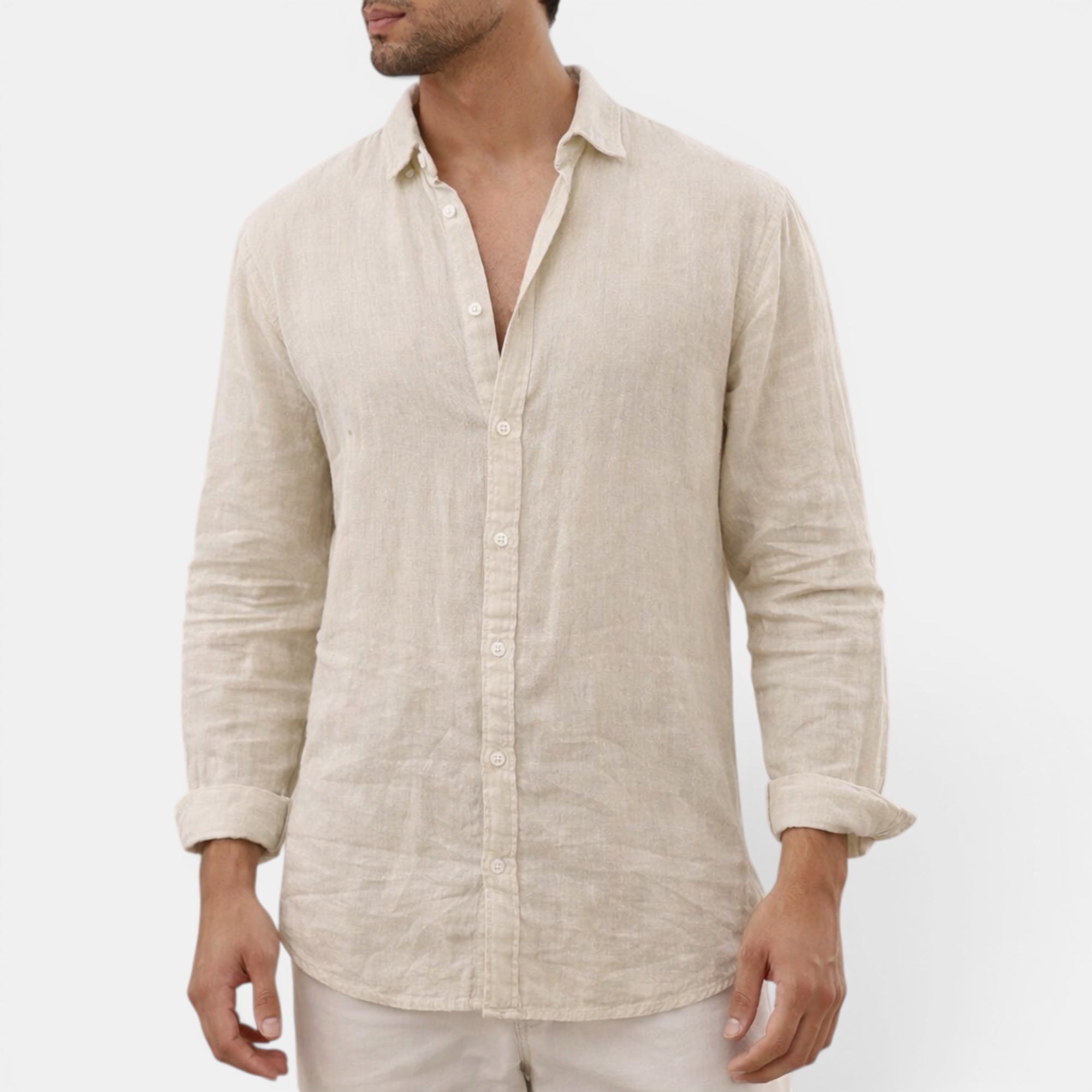 Ellmont London | Men's Linen Shirt – Breathable Casual Button Up
