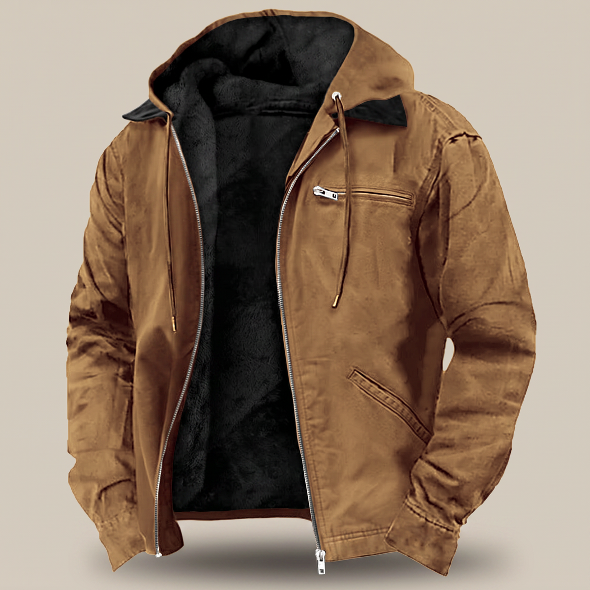 Men's Full-Zip Hooded Jacket