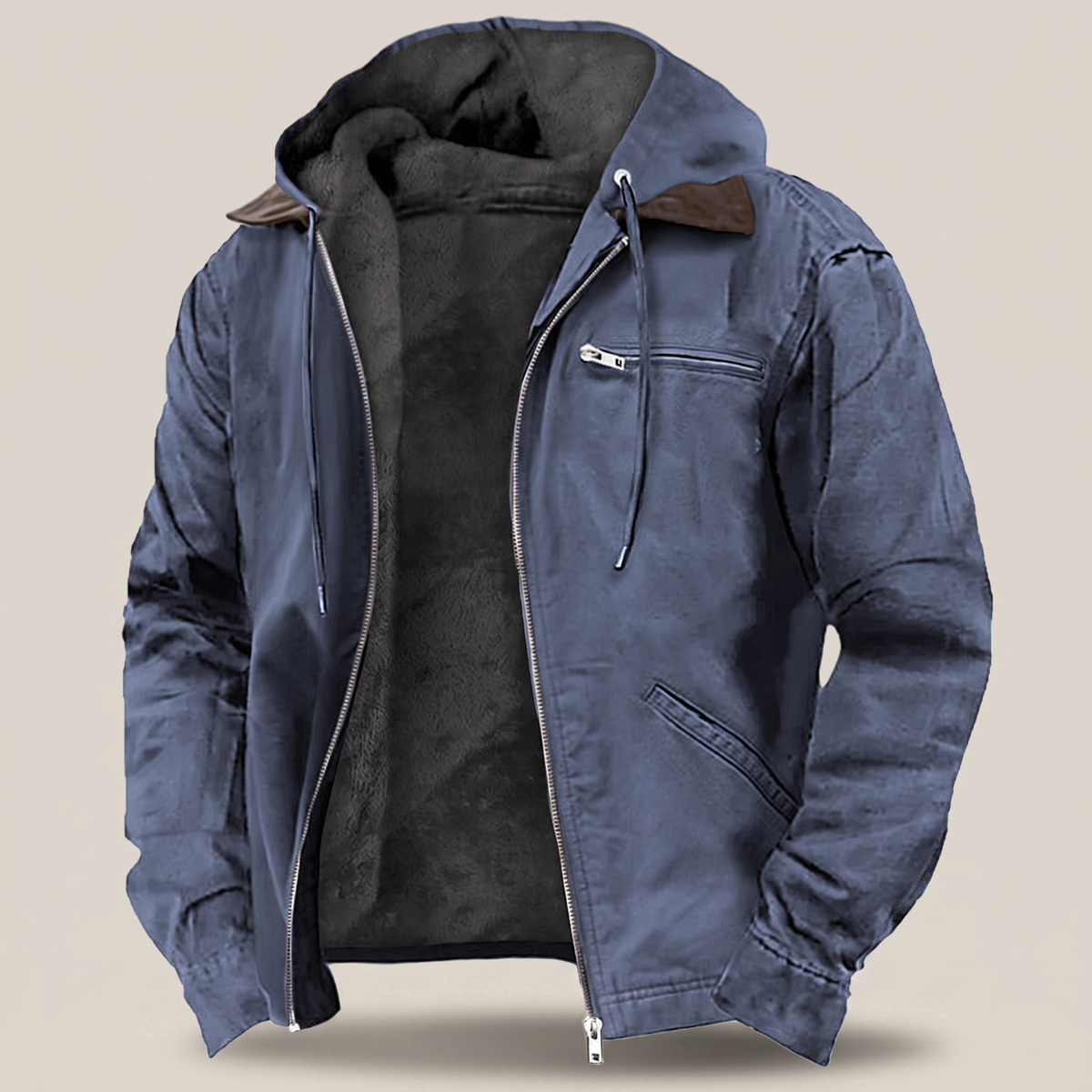 Men's Full-Zip Hooded Jacket