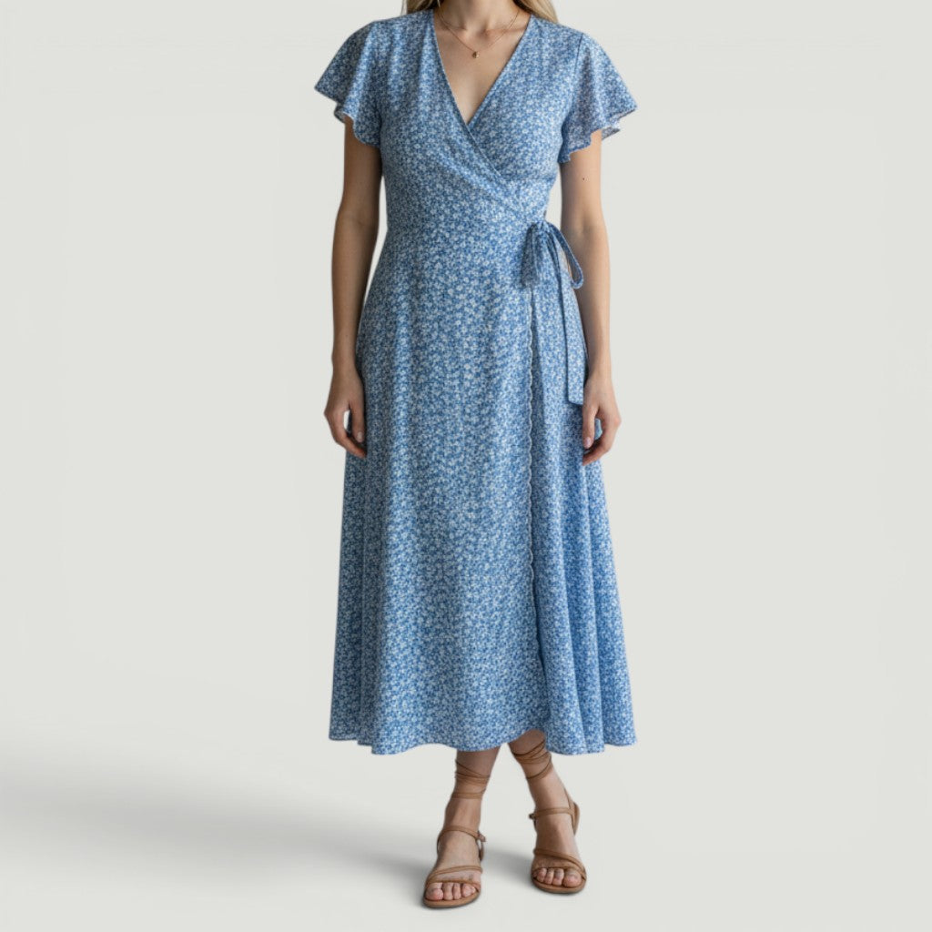 Ellmont London | Women’s Elegant Summer Dress Short Sleeve
