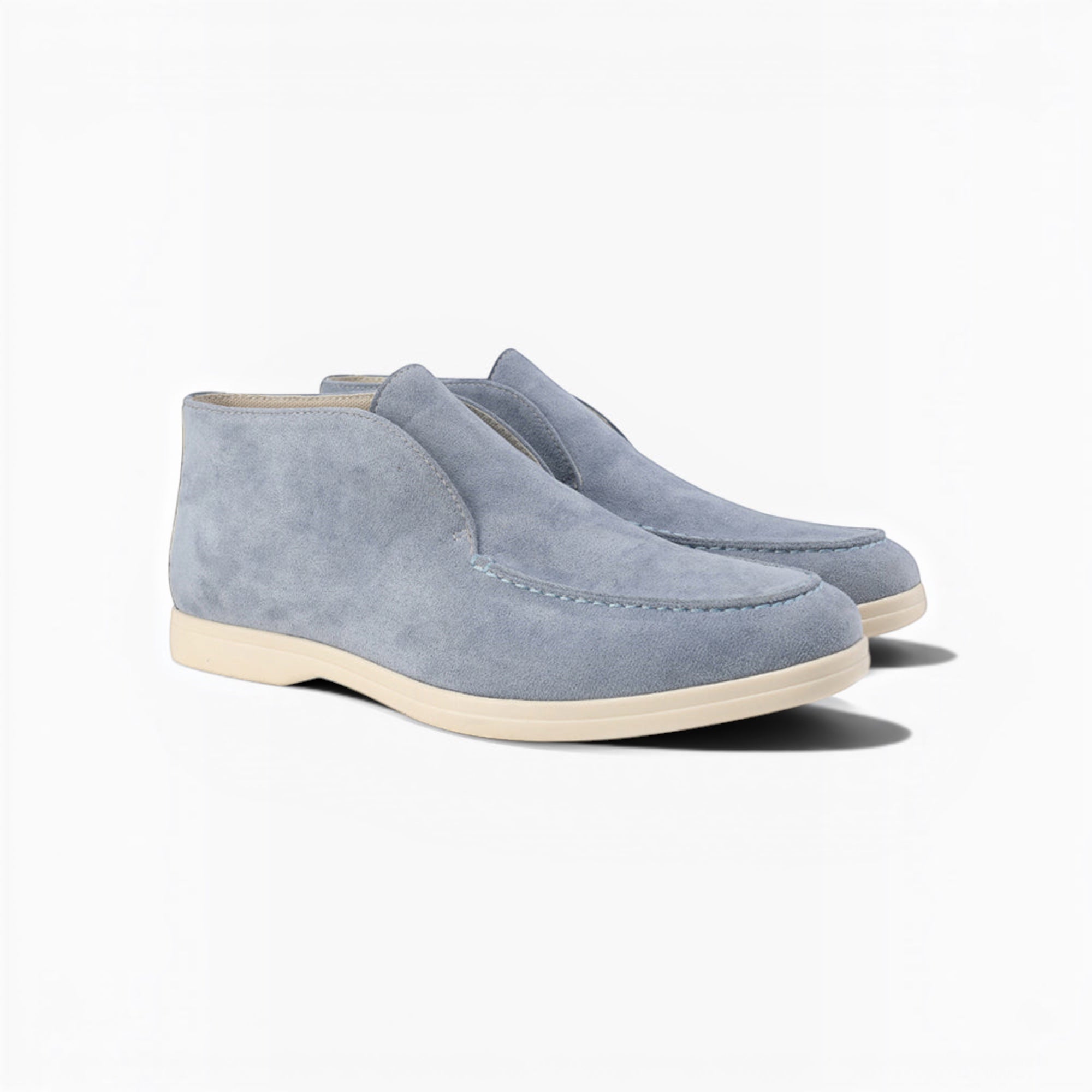 Ellmont London | Men's Classic High Suede Dress Loafers