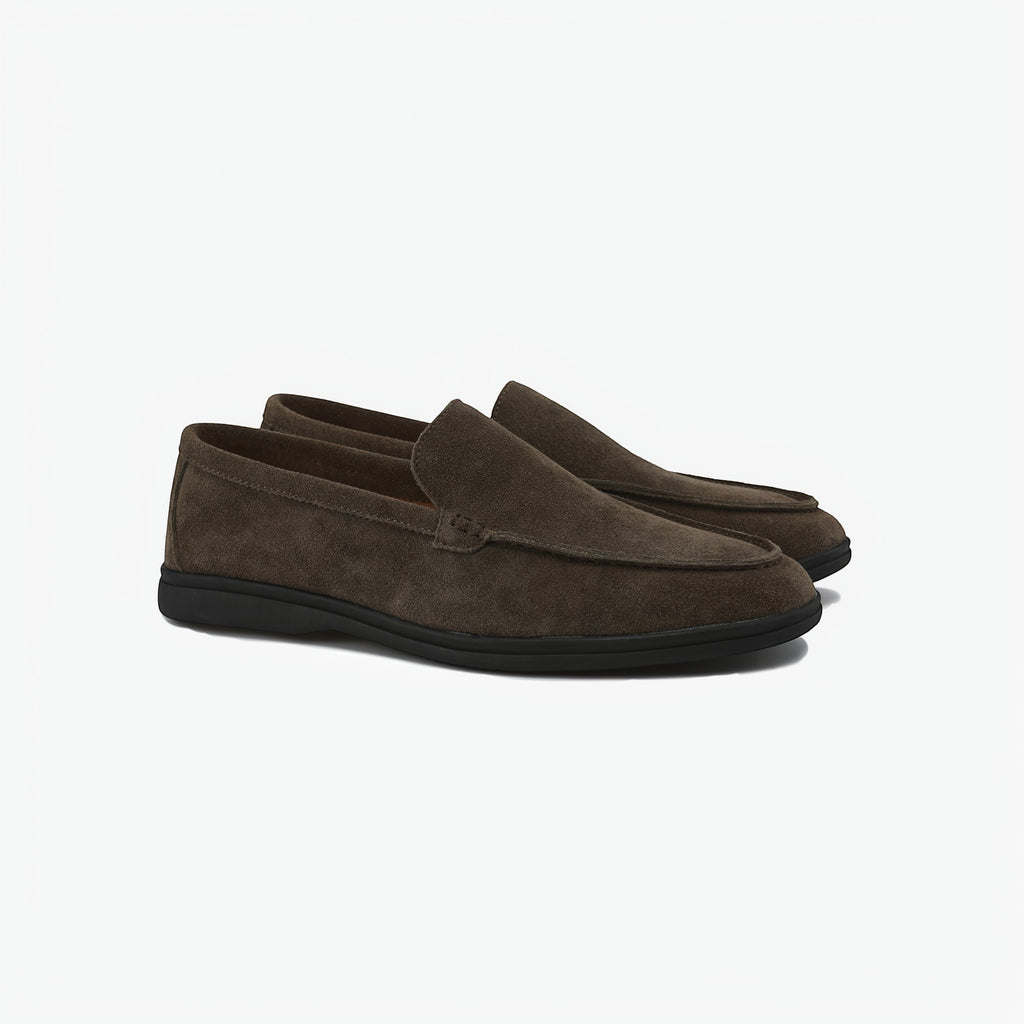 Ellmont London | Men's Suede Slip-On Loafers with Cushioned Insole