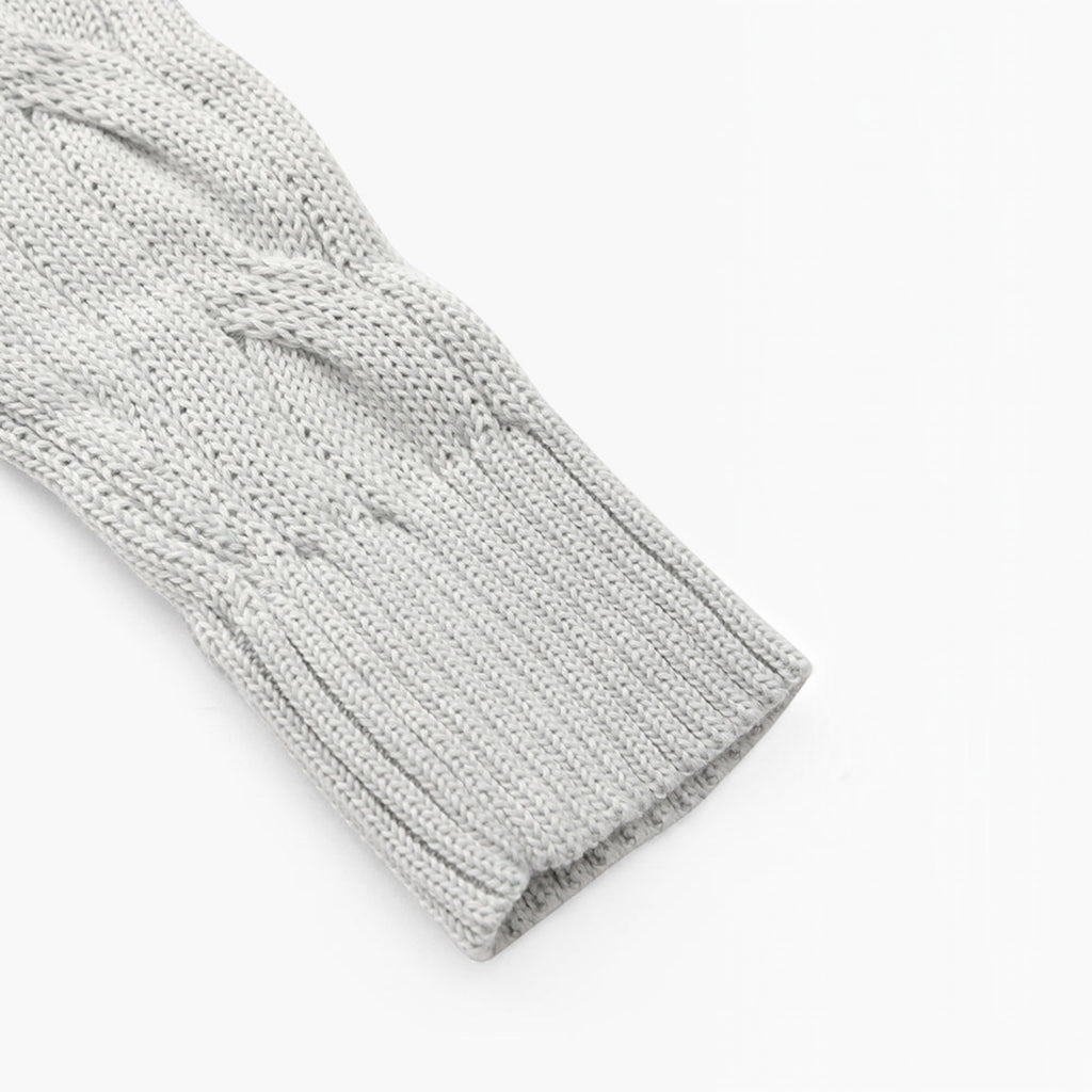 Ellmont London | Men's Cotton Cable Knit Sweater Half Zip Classic Fit