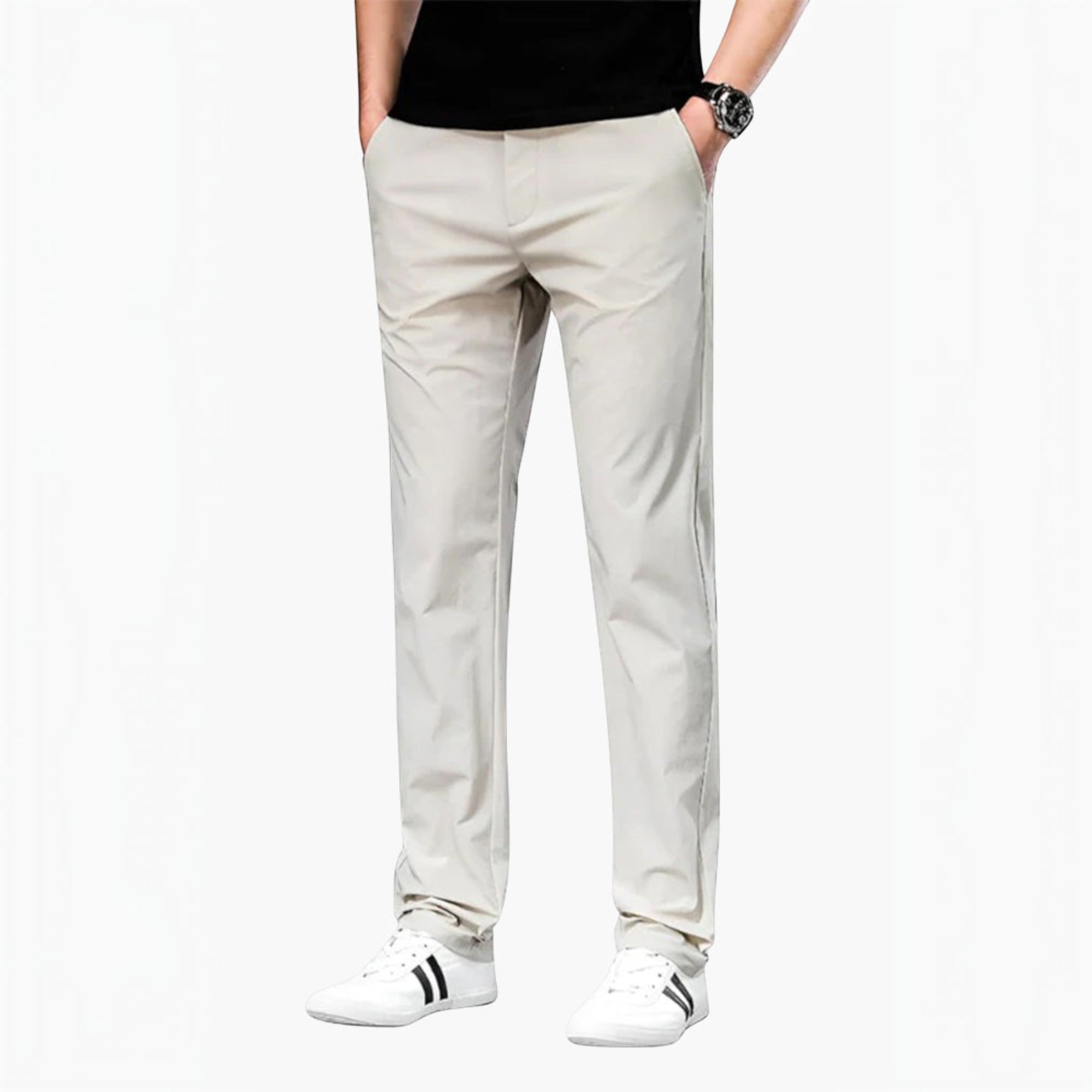 Ellmont London | Men's Loose Fit Chino Trousers – Breathable Cotton Blend