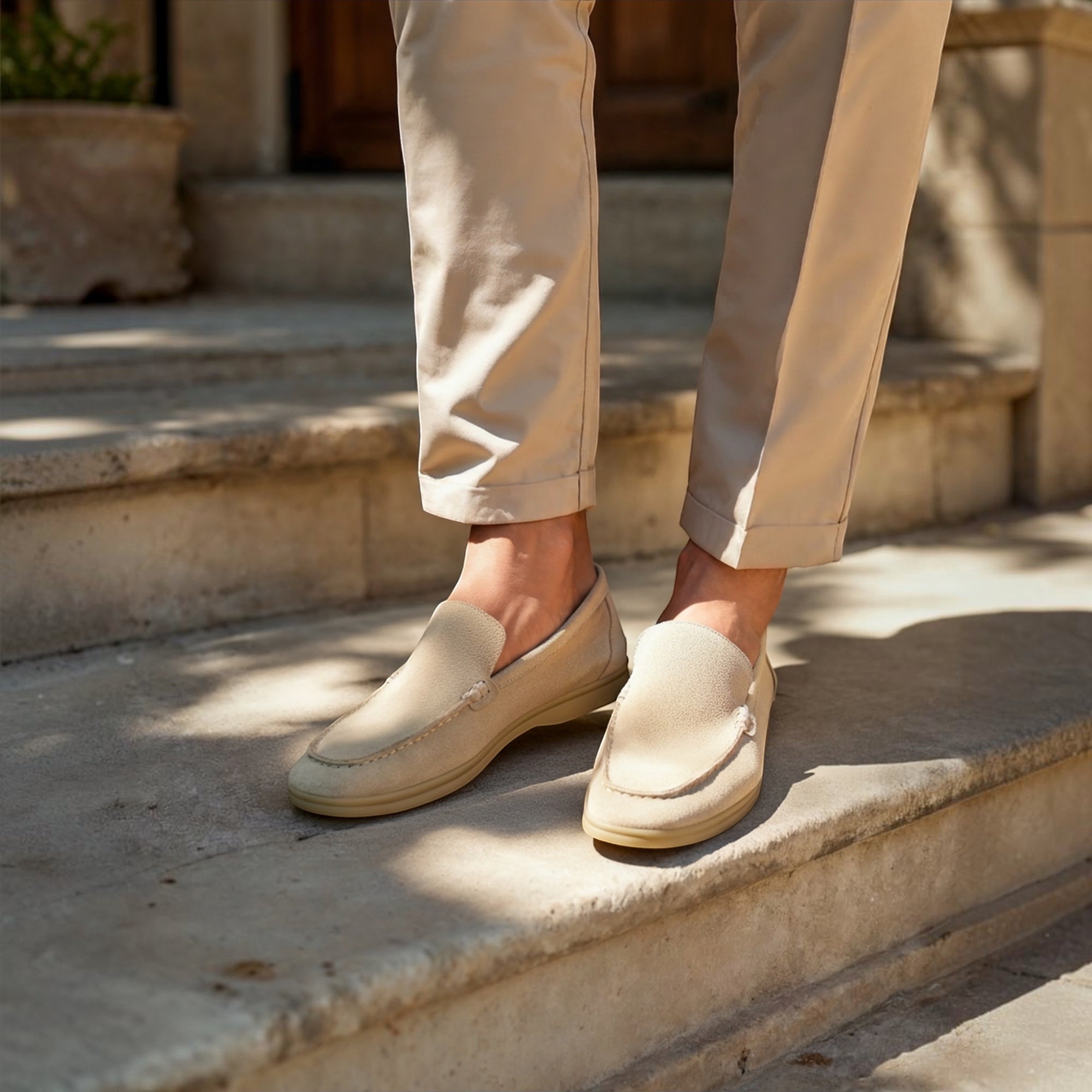 Ellmont London | Men's Soft Suede Slip On Loafers Premium Fit