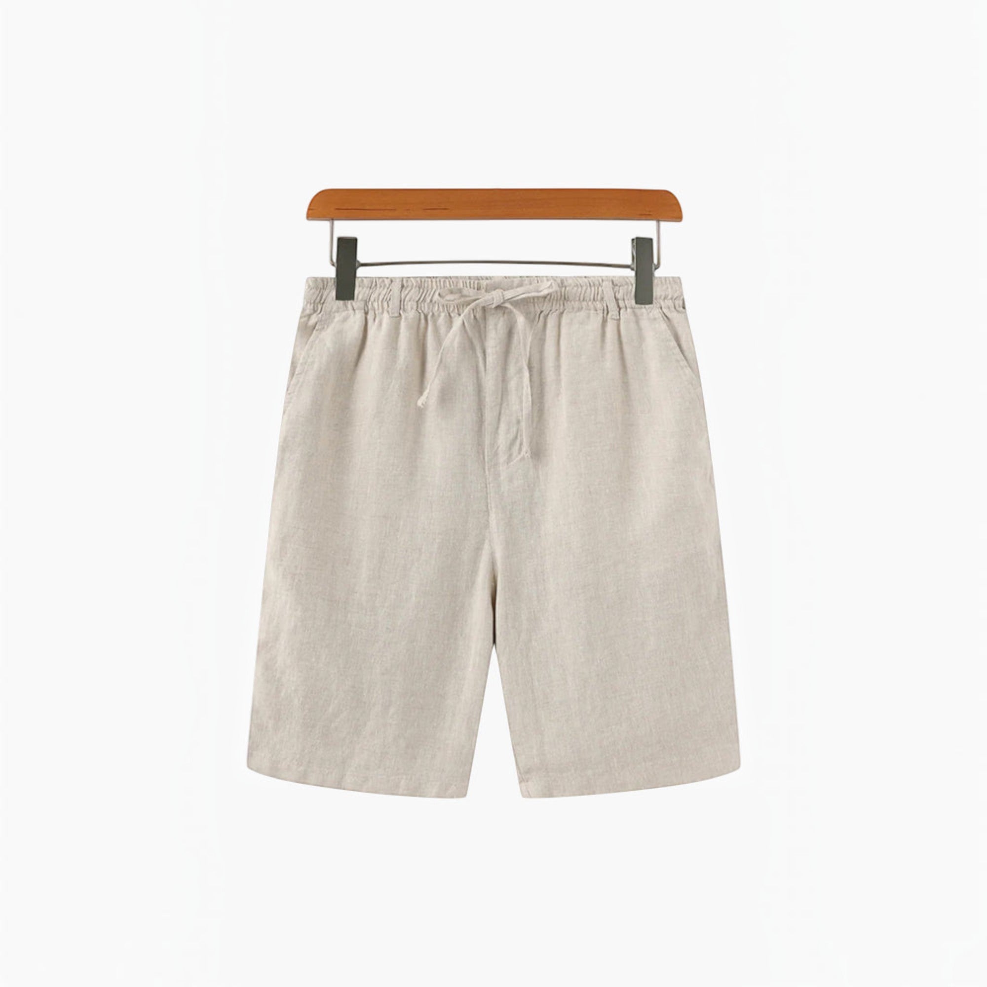 Ellmont London | Men's Relaxed Fit Linen Beach Shorts