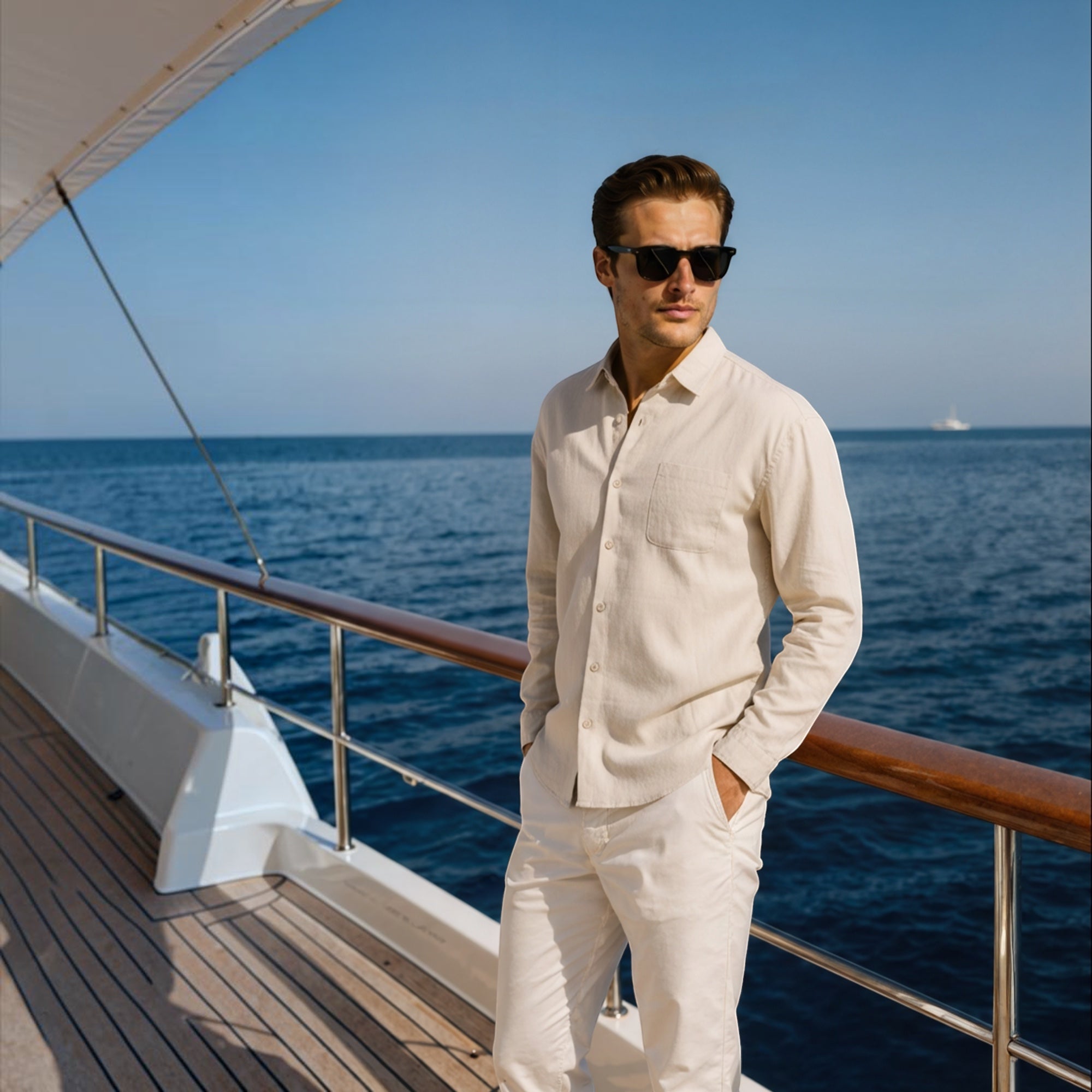 Ellmont London | Men's Breathable Linen Shirt Everyday Comfort