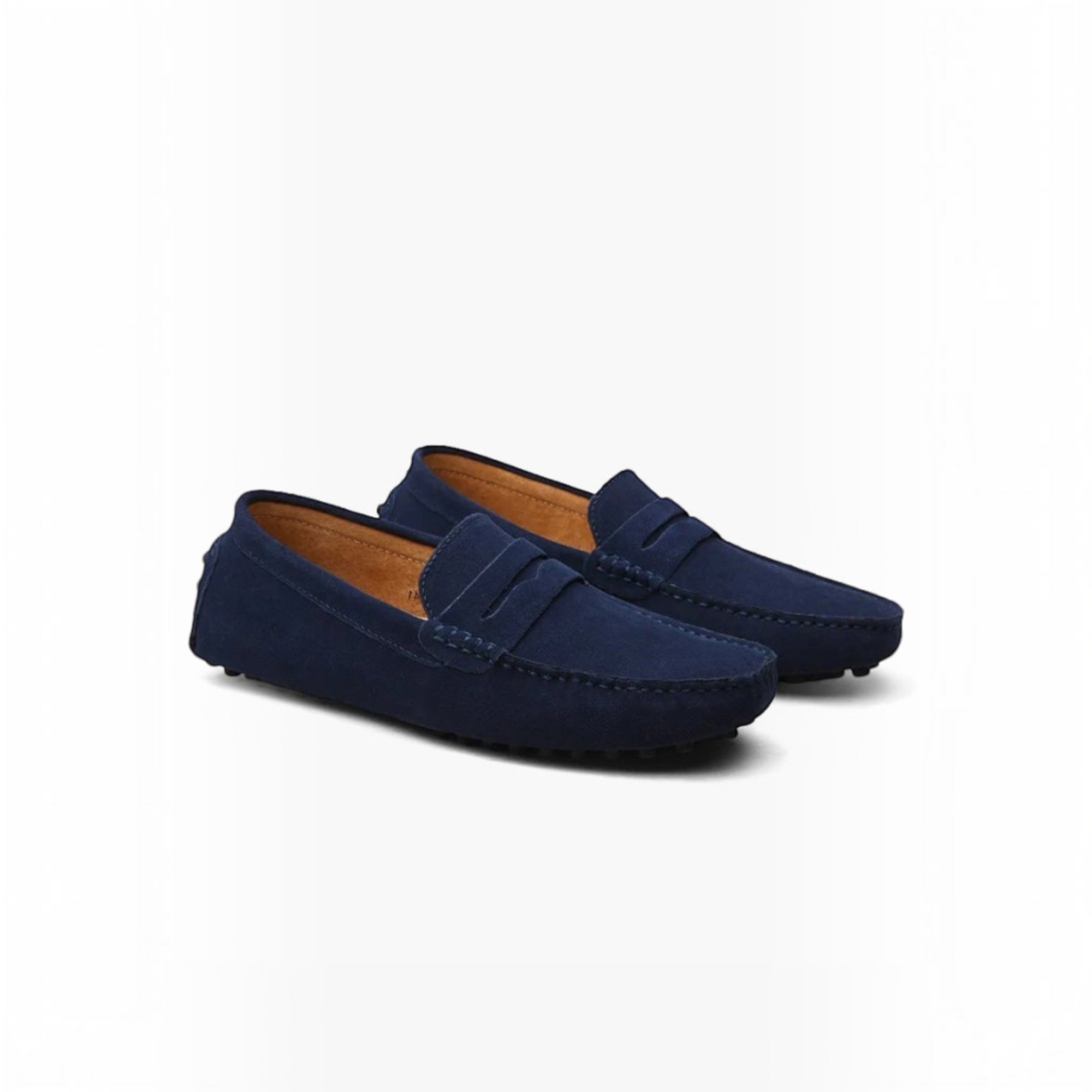 Ellmont London | Men's Leather Insole Suede Slip-On Loafers