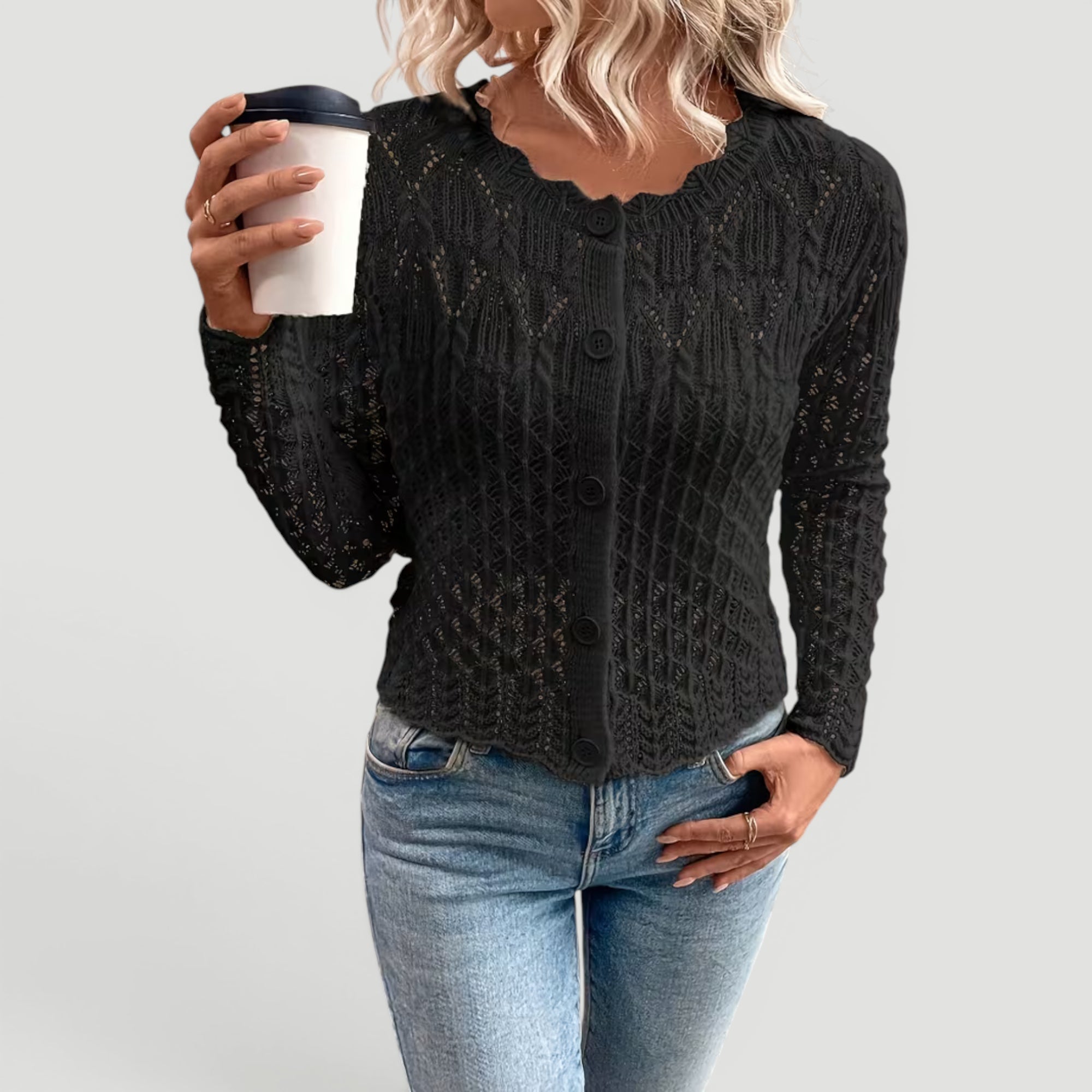 Ellmont London | Women’s Lightweight Cardigan Casual Summer Layer