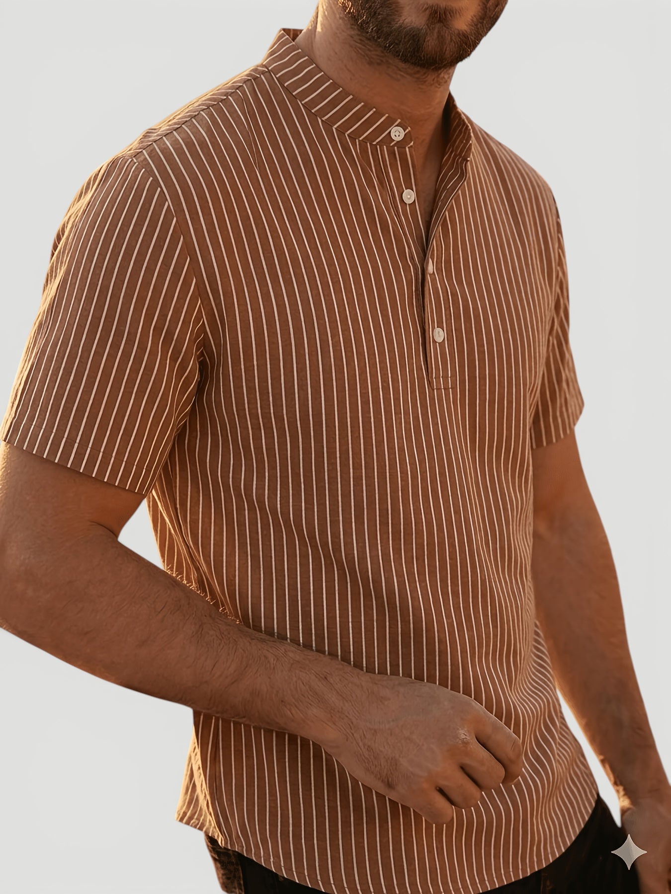 Ellmont London | Men’s Breathable Linen Shirt Relaxed Summer