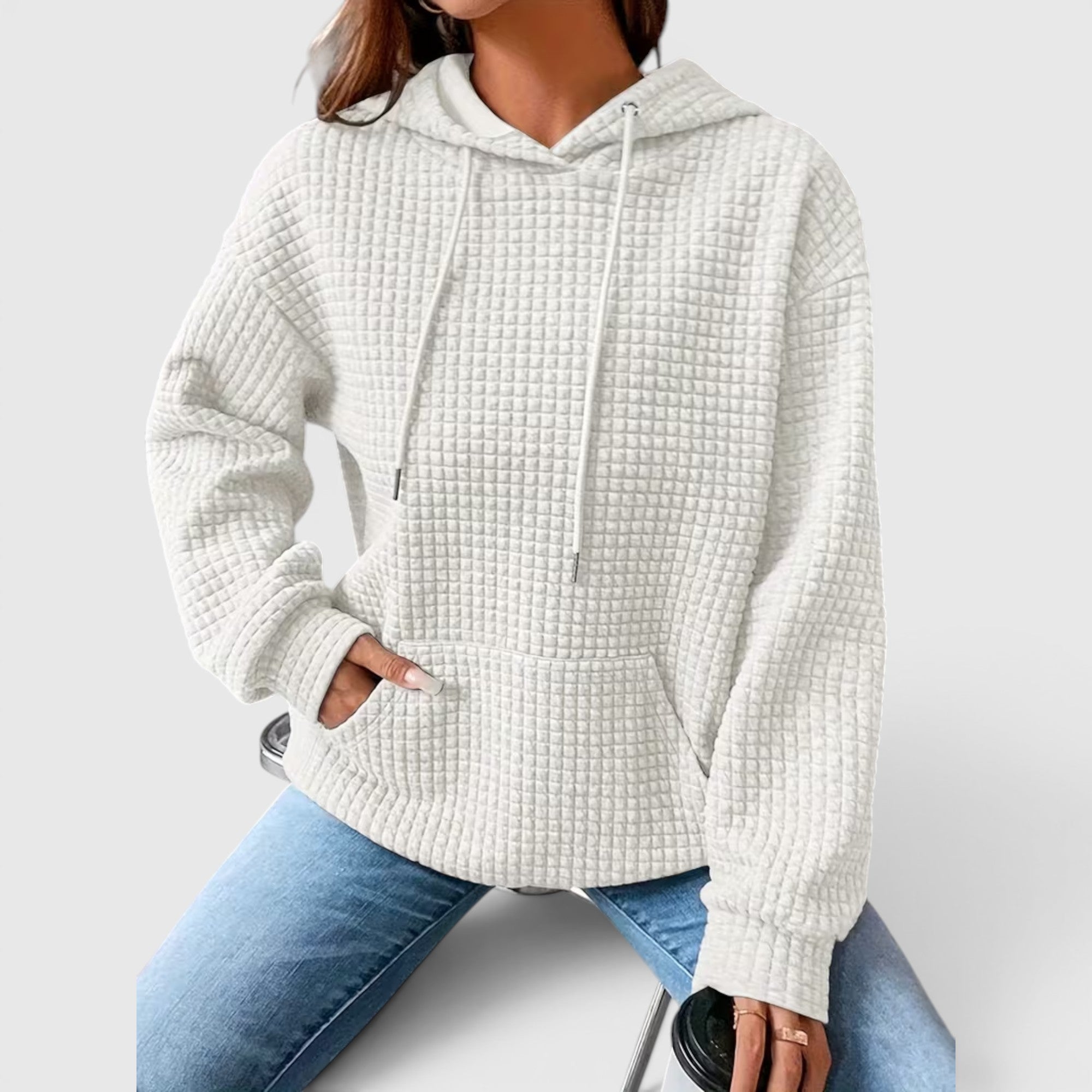 Faye | Women's Plus Size Sweatshirt – Comfortable Hooded Pullover