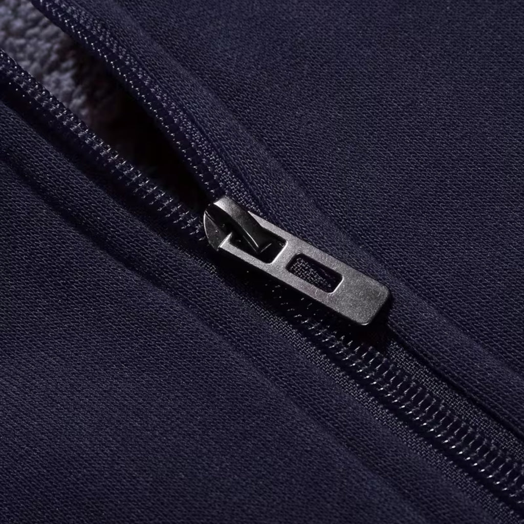 Elliot | Men's Full-Zip Winter Hoodie Jacket Soft Fleece Sherpa Lined