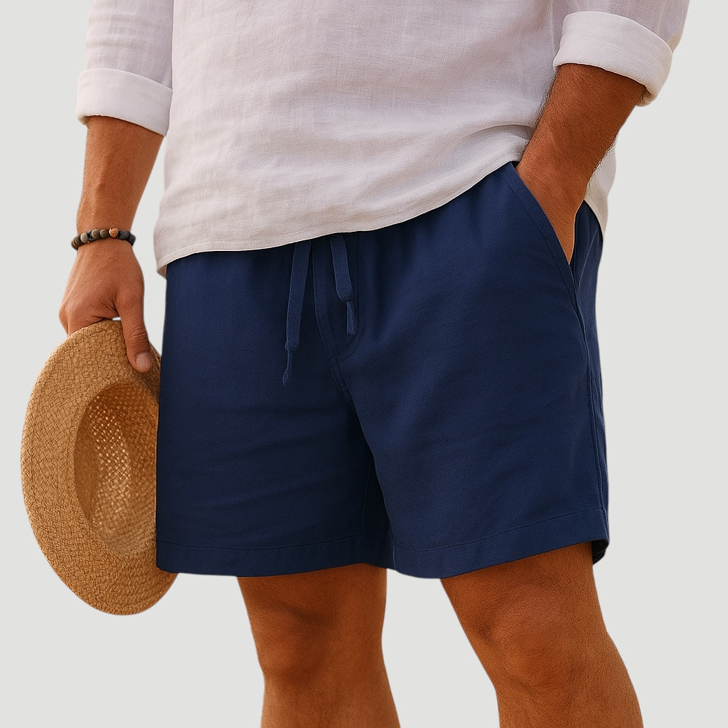 Ellmont London | Men’s Linen Shorts Lightweight Summer Comfort Fit