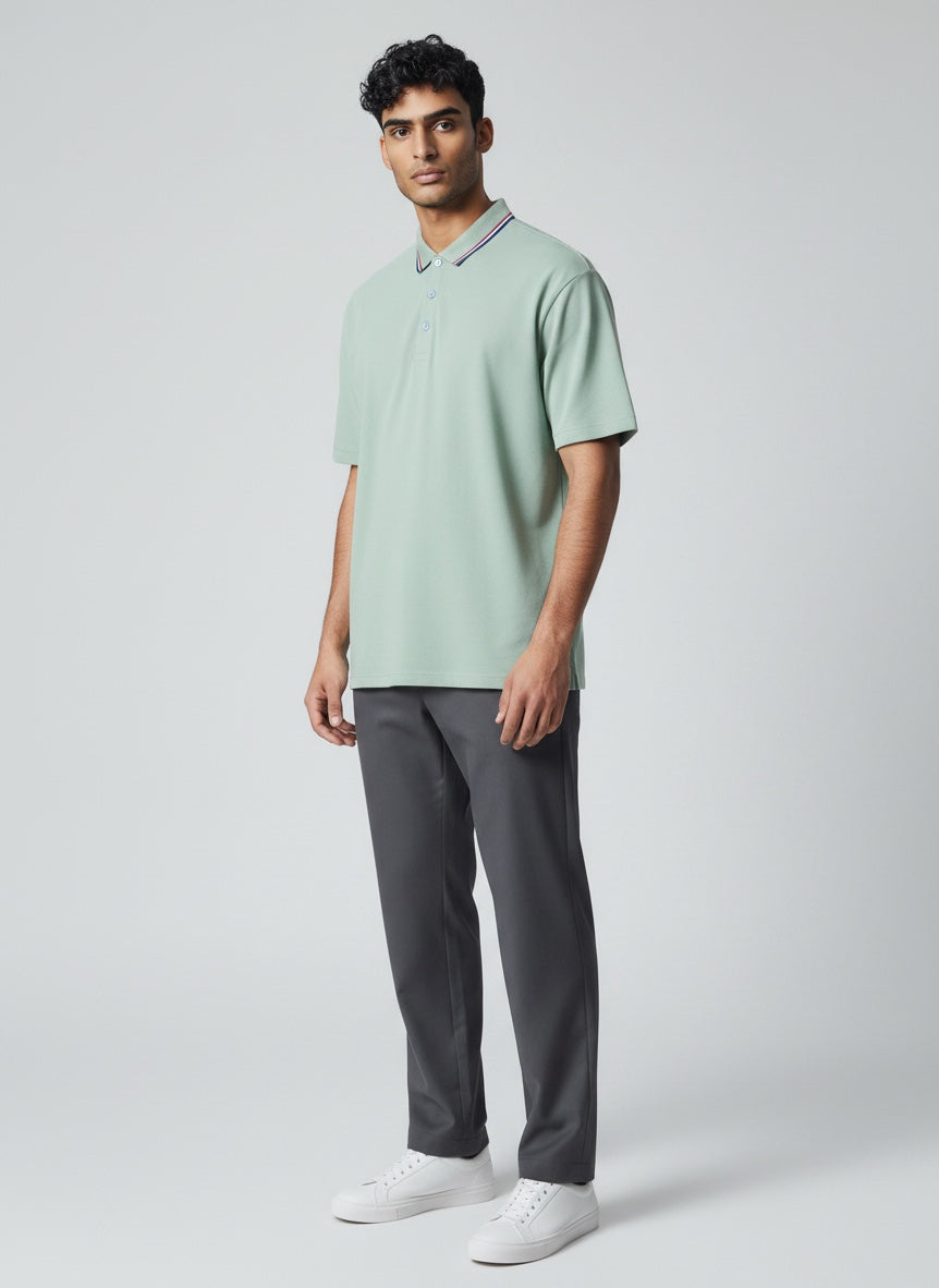 Ellmont London | Men’s Luxury Polo Shirt Lightweight Stretch Fit