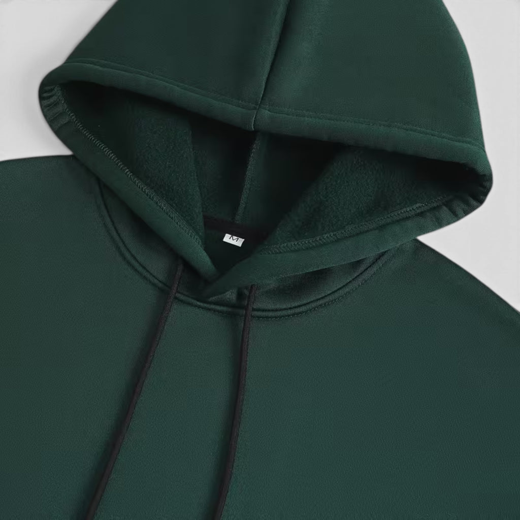 James | Men's Fleece Loose Hoodie – Warm Galaxy Print Pullover