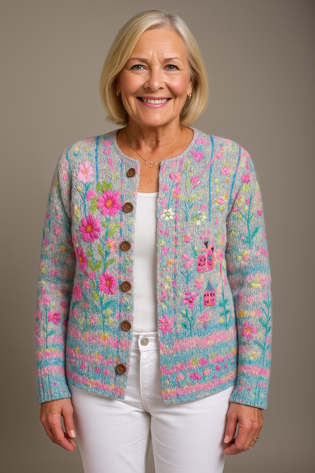 Valentina | ELEGANT VEST MET BLOEMENPRINT