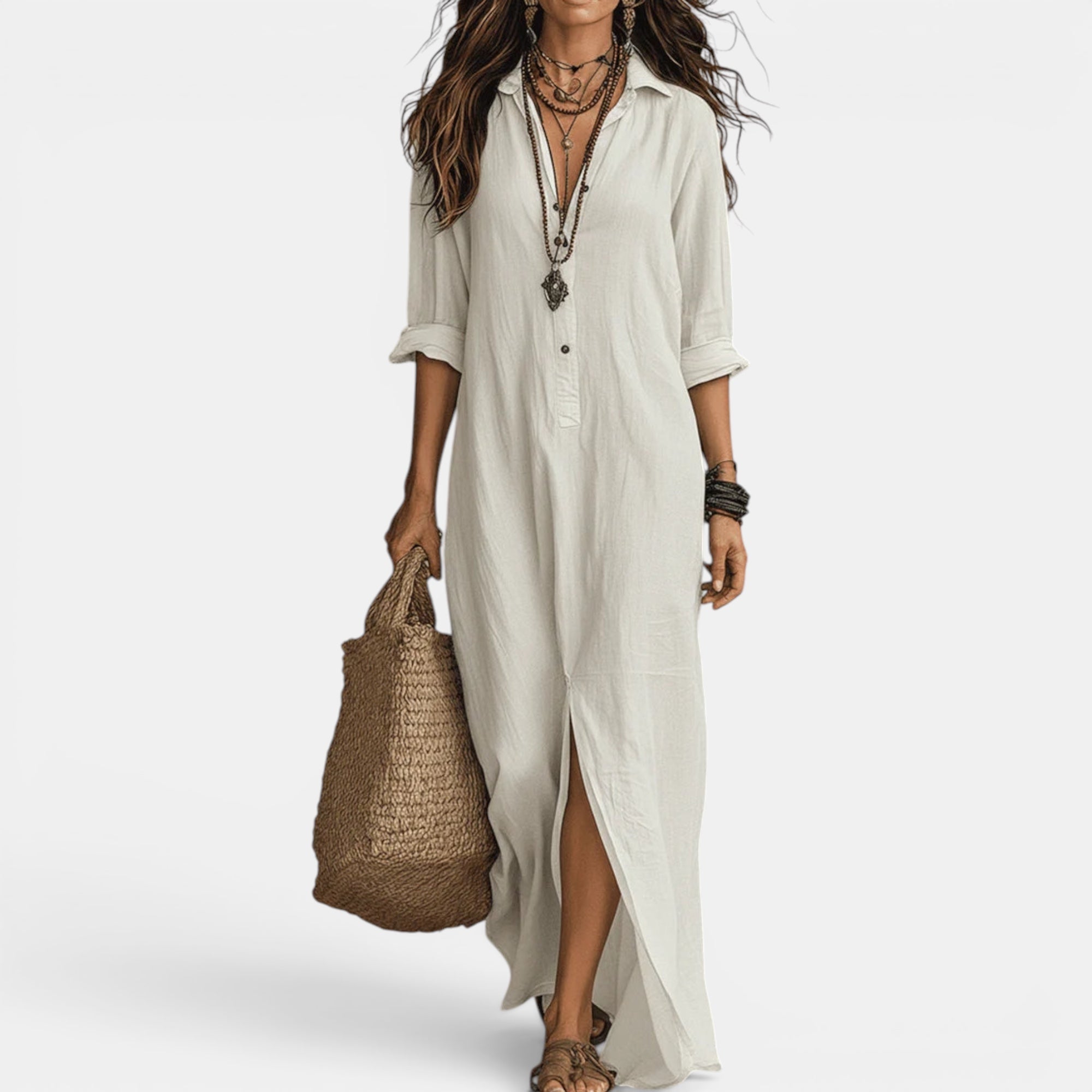 Ellmont London | Women's Flattering Long Summer  Maxi Cocktail Dress