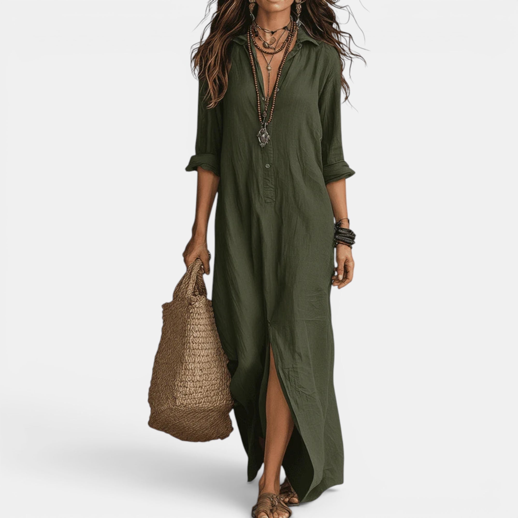 Ellmont London | Women's Flattering Long Summer  Maxi Cocktail Dress