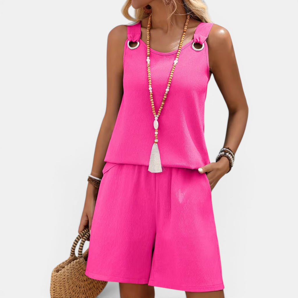 Ellmont London | Women's Lightweight Two Piece Set Casual Resort Wear