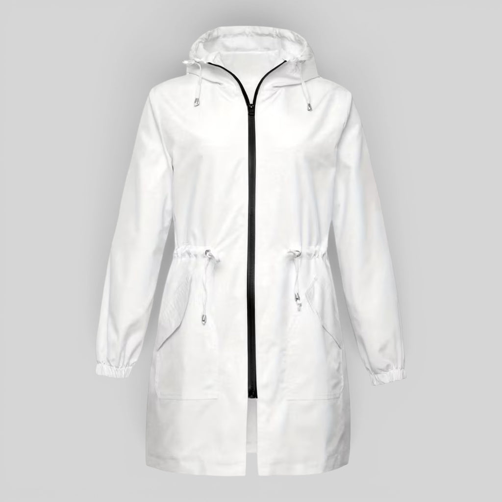 Ellmont London | Women's Waterproof Trench Coat Full Zip Outdoor Rain Jacket
