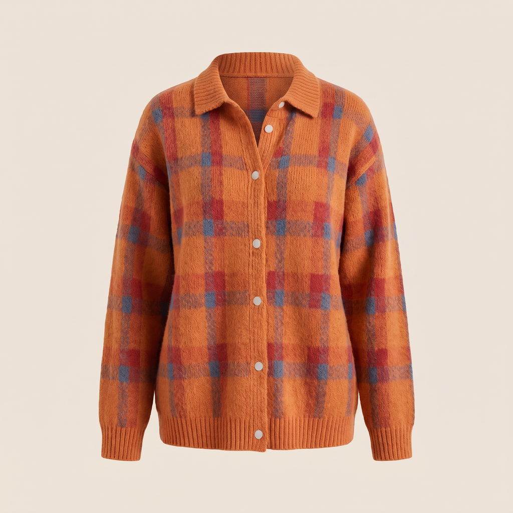 Nell | VIVIENNE RETRO CHECK SWEATER