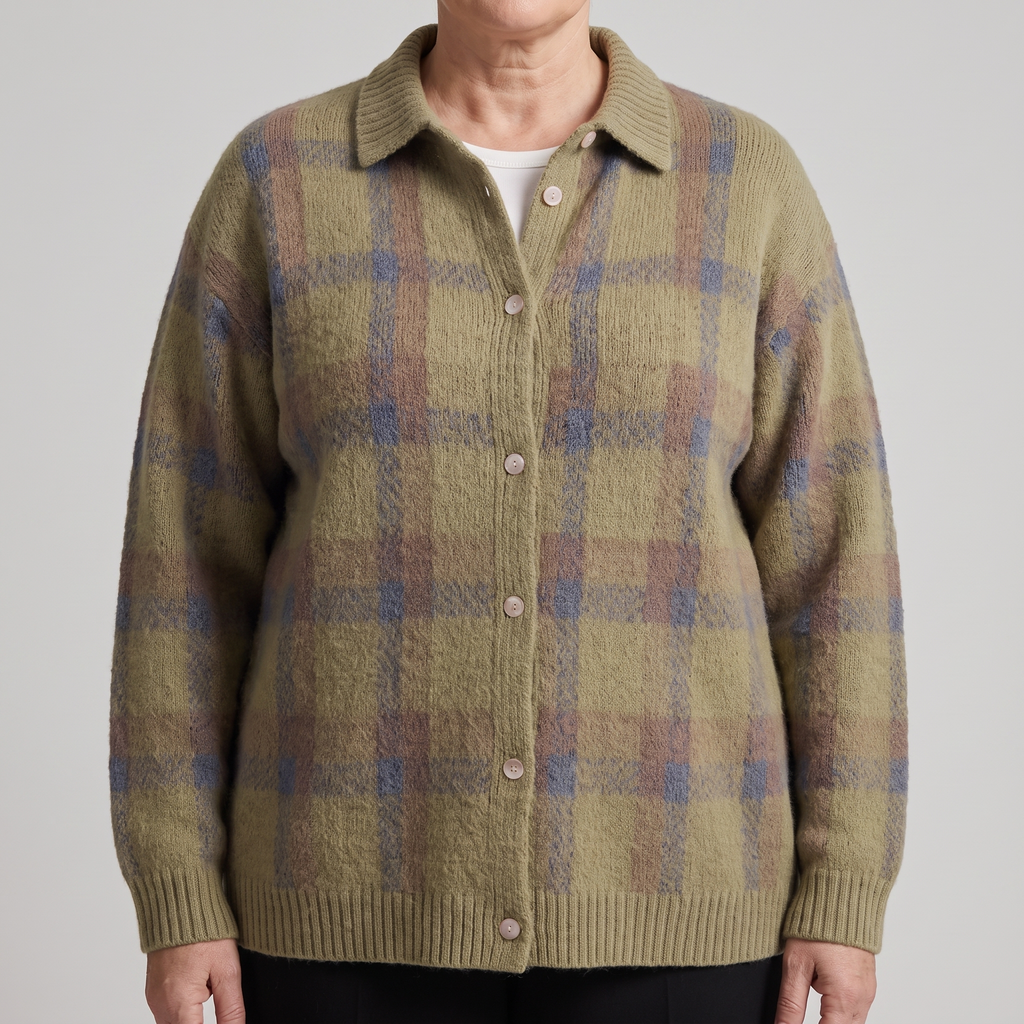 Nell | VIVIENNE RETRO CHECK SWEATER