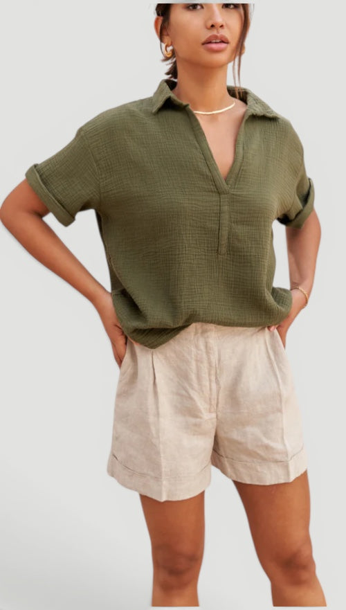 Ellmont London | Women’s Easy Care Cotton Care Cotton Summer Blouse