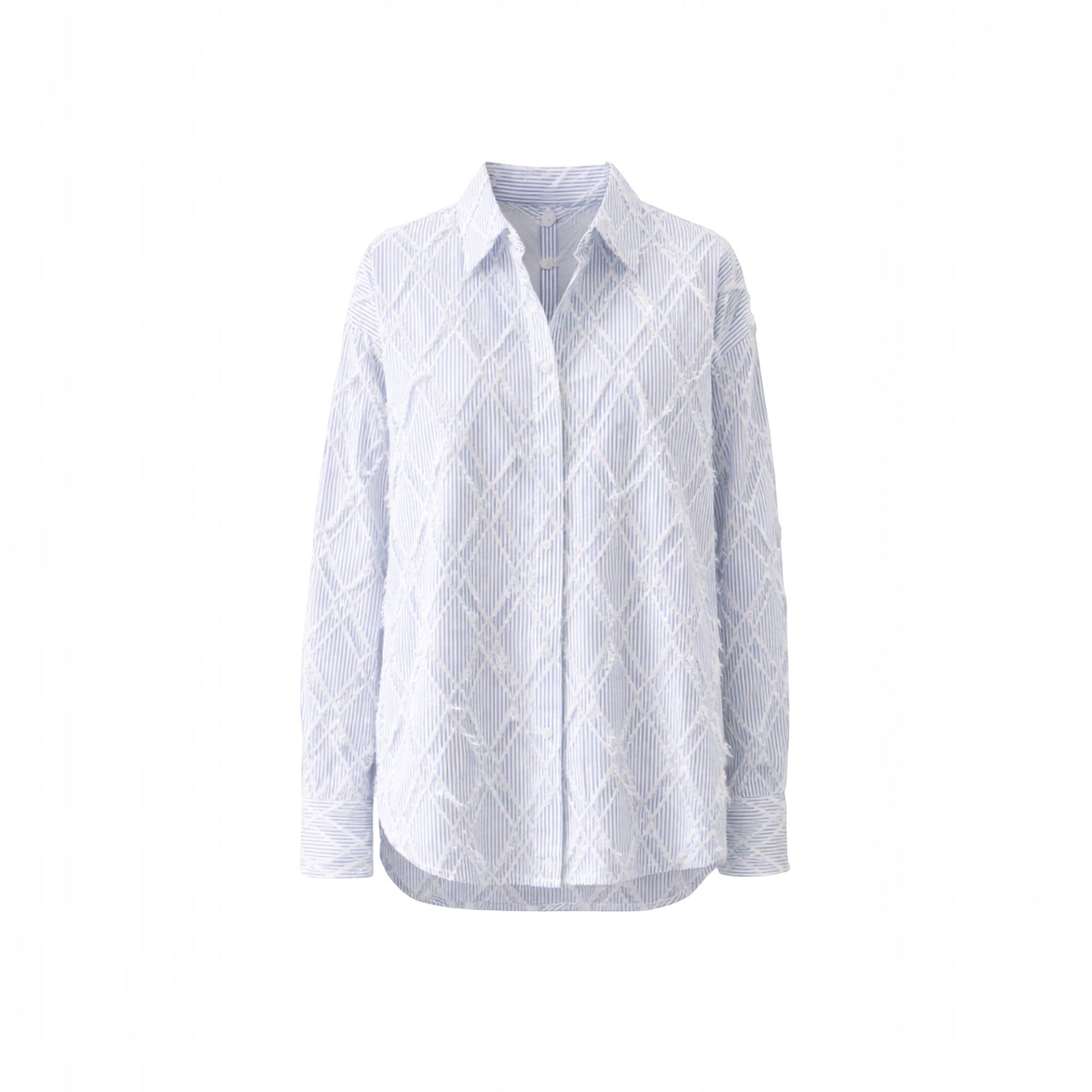 Ellmont London | Women's Boyfriend Fit Button-Down Summer Cotton Shirt