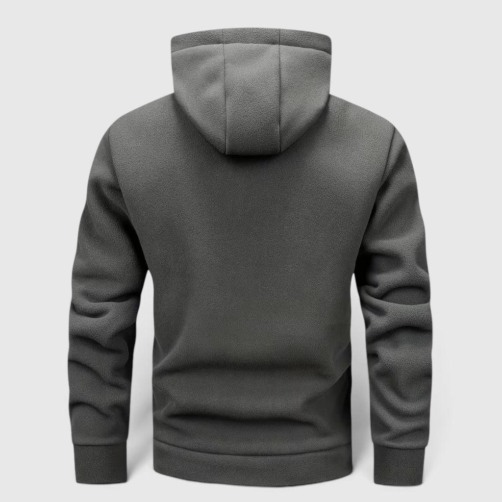 Leo | Men's Fleece Hoodie Jacket – Thick Winter Casual Hoodie