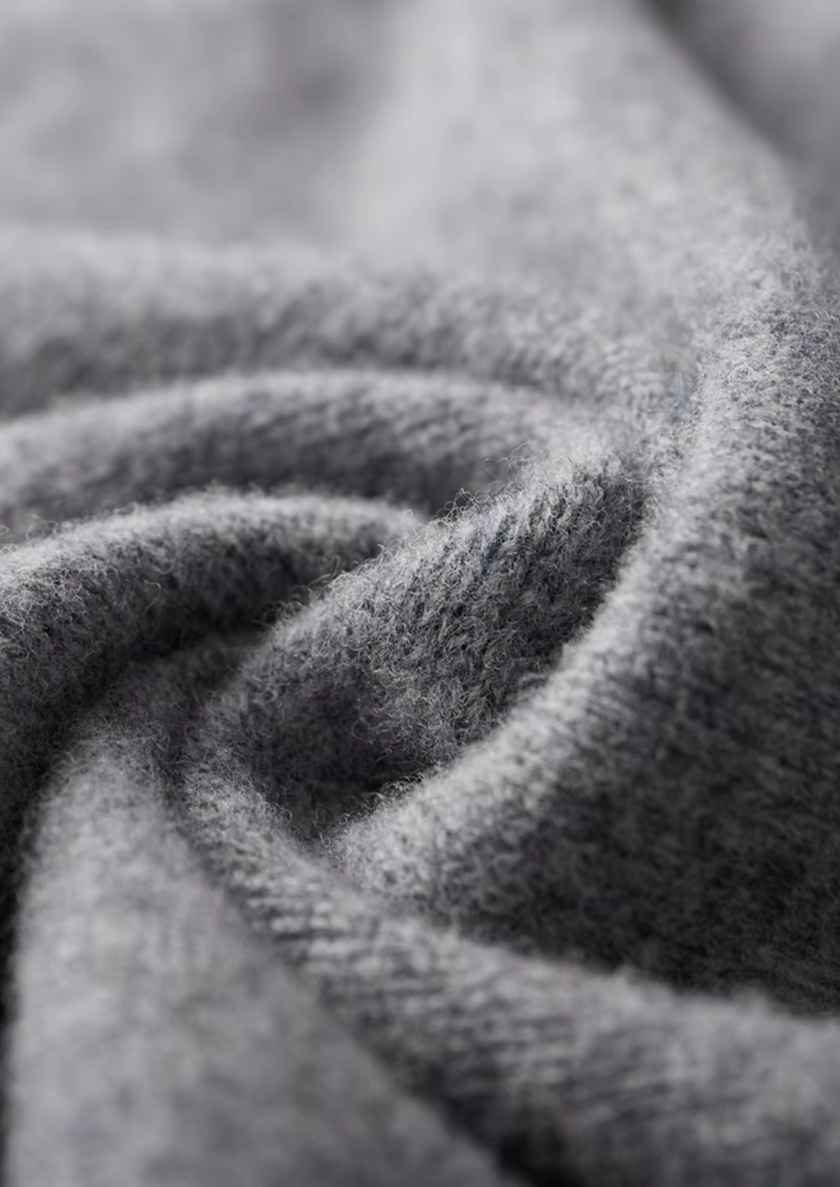 Extra-Fine Merino Wool Two-Tone Zip Cardigan