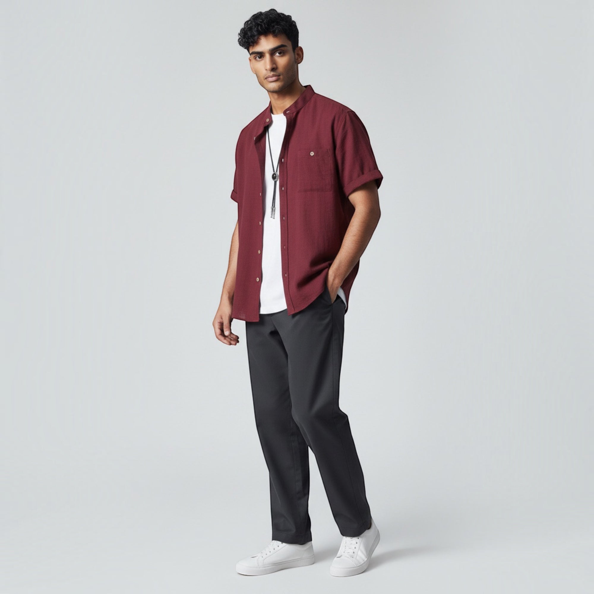 Ellmont London | Men’s Cotton Summer Shirt Comfortable Fit