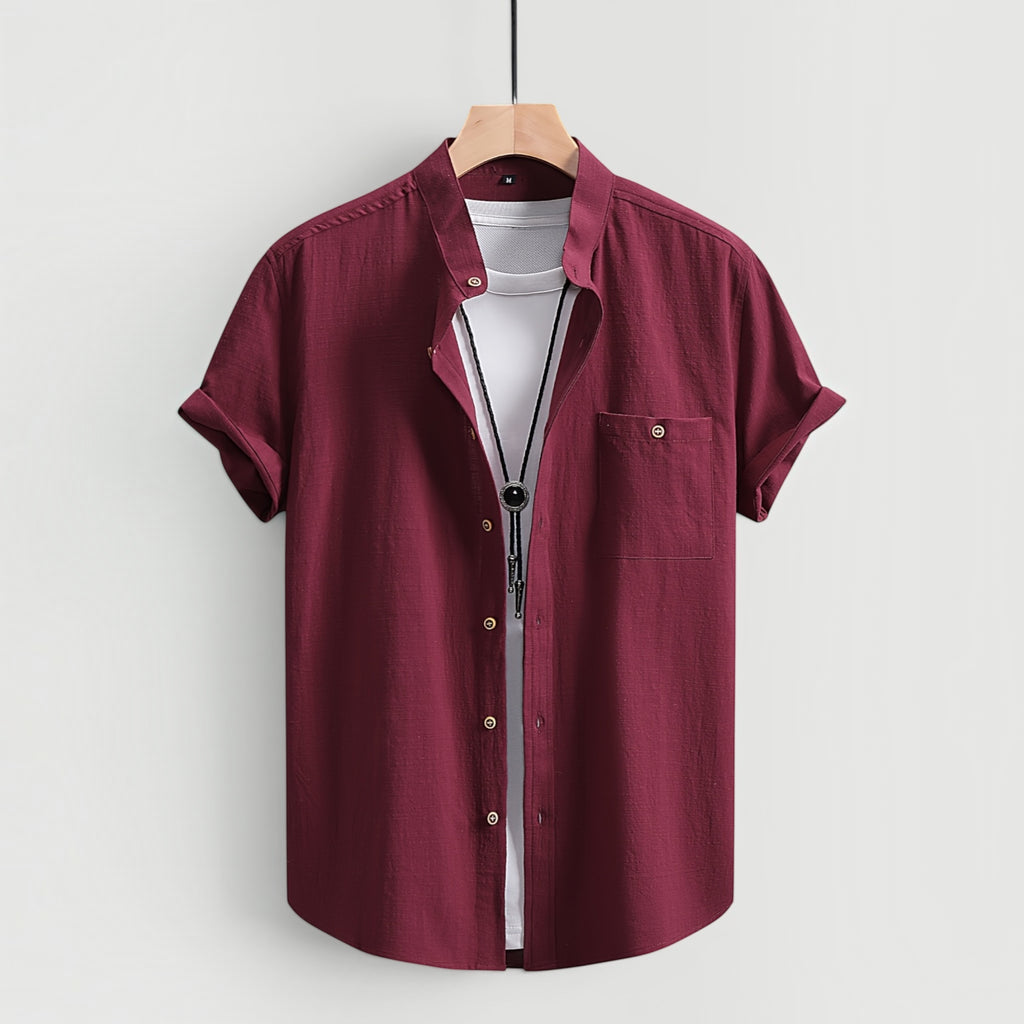 Ellmont London | Men’s Cotton Summer Shirt Comfortable Fit
