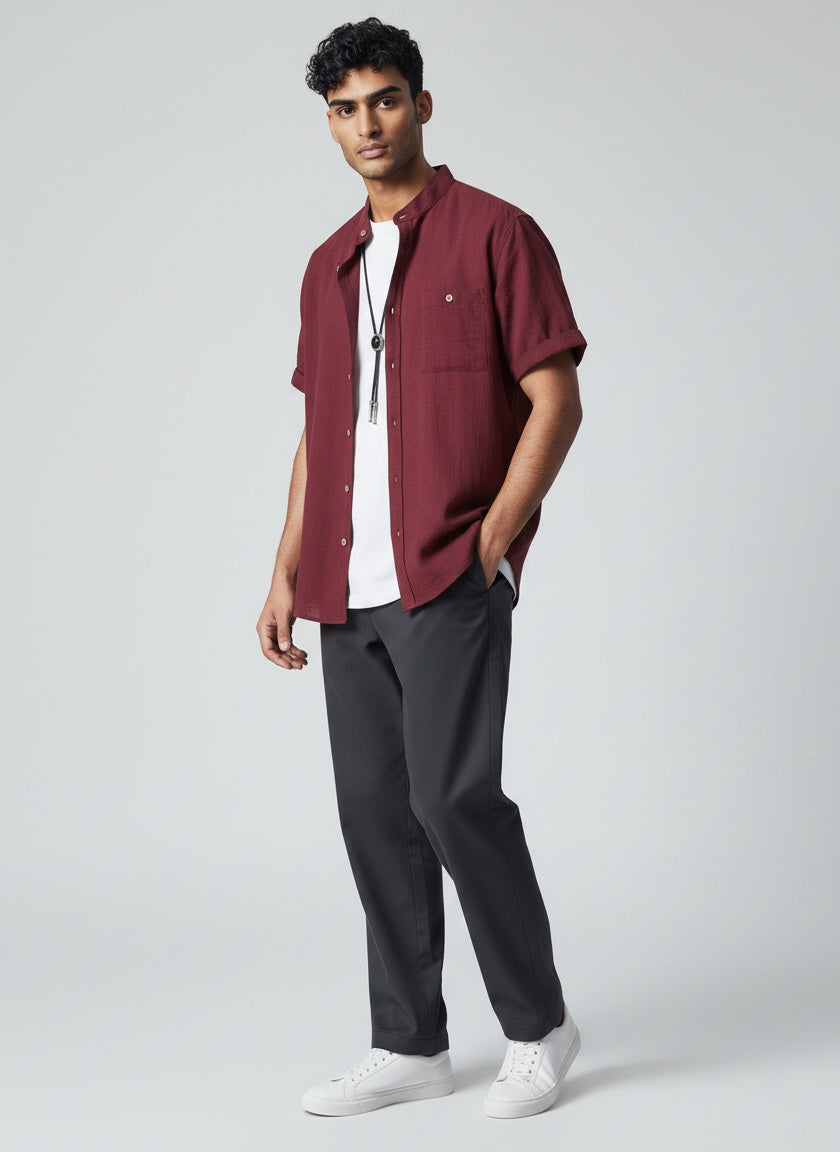 Ellmont London | Men’s Cotton Summer Shirt Comfortable Fit